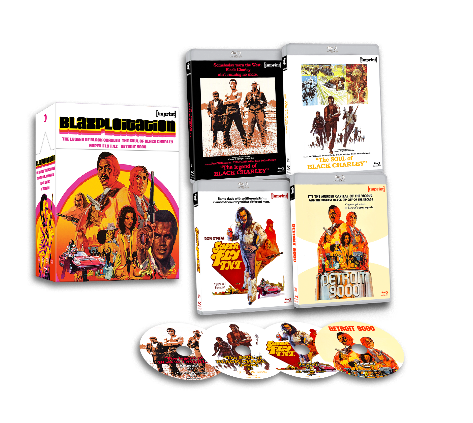 Blaxploitation (1972 - 1973) - Imprint Collection #377 - 380 – Via