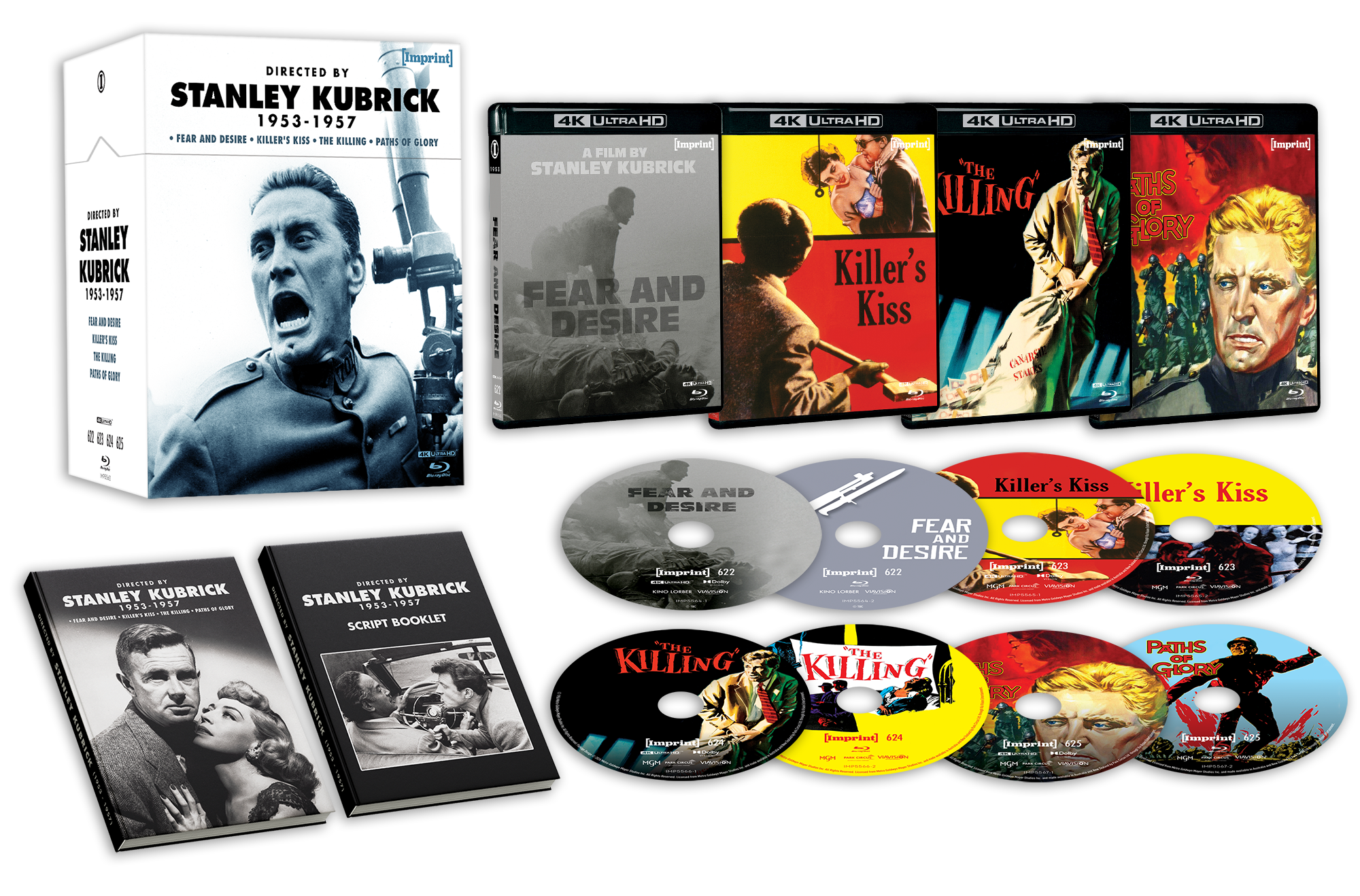Directed By Stanley Kubrick (1953 - 1957) - 4K UHD + Blu-ray