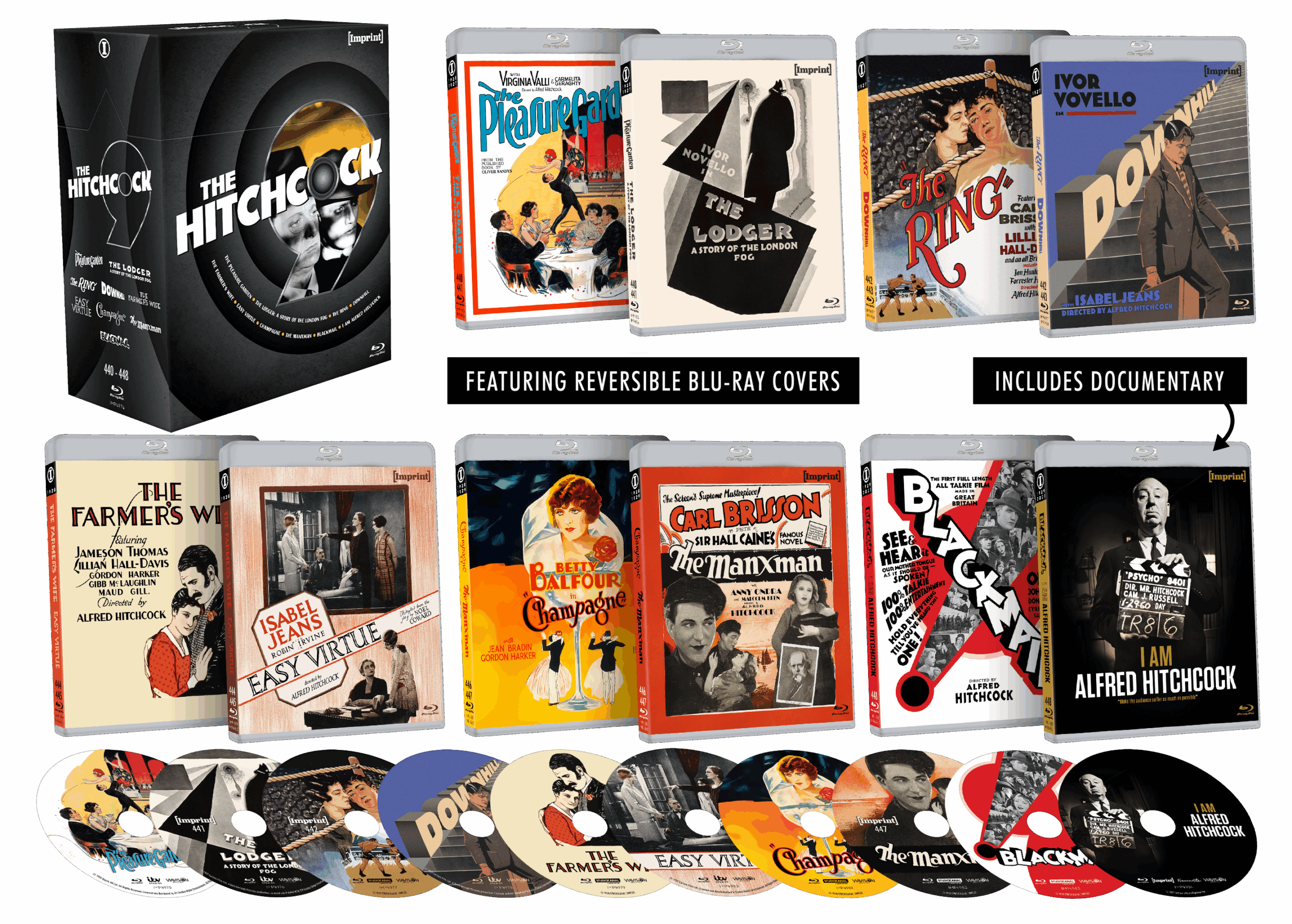 The Hitchcock Nine (1925 - 1929) - Imprint Collection #440 - 448