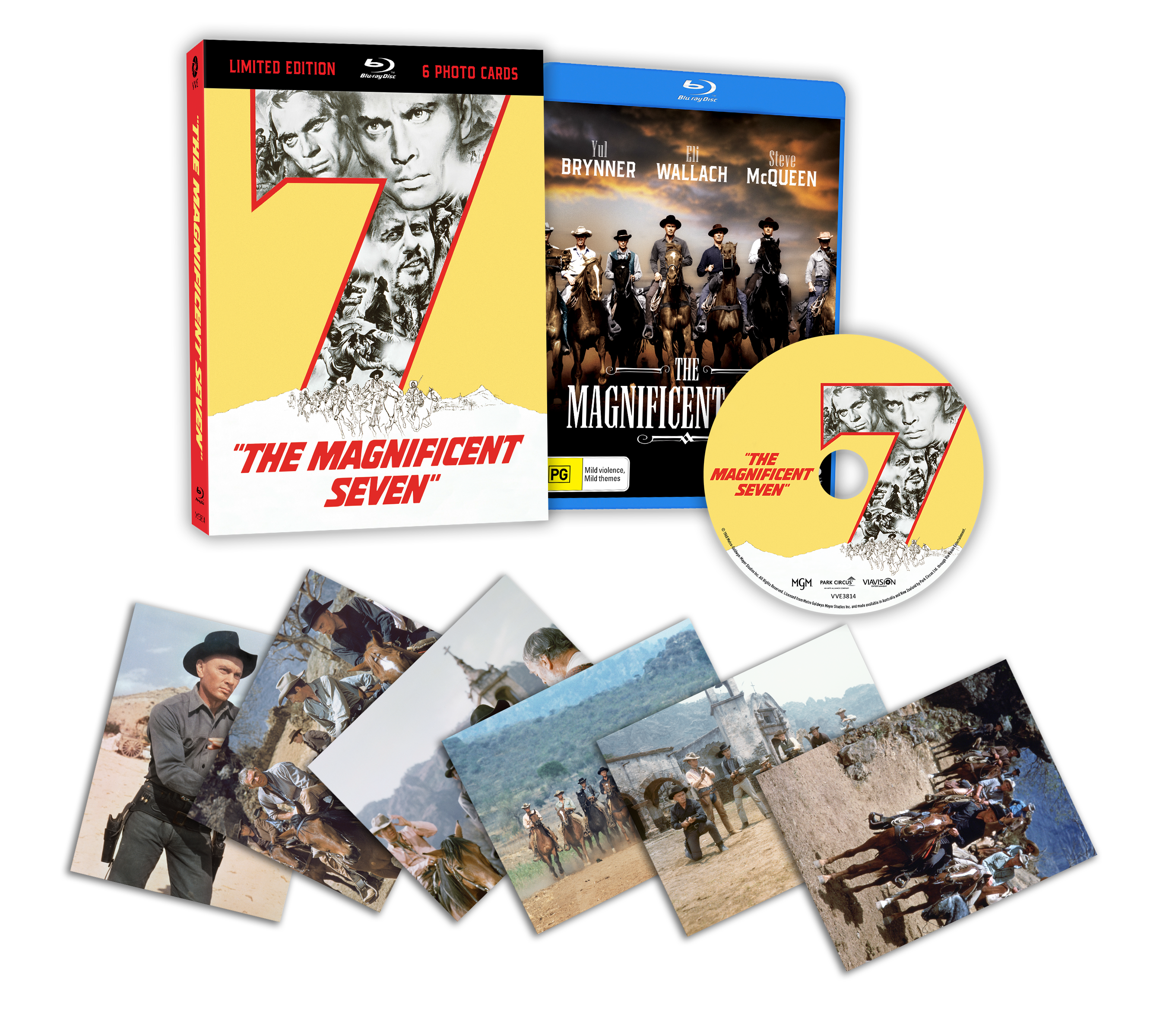 The Magnificent Seven (1960) - Limited Edition Hardcase + Art