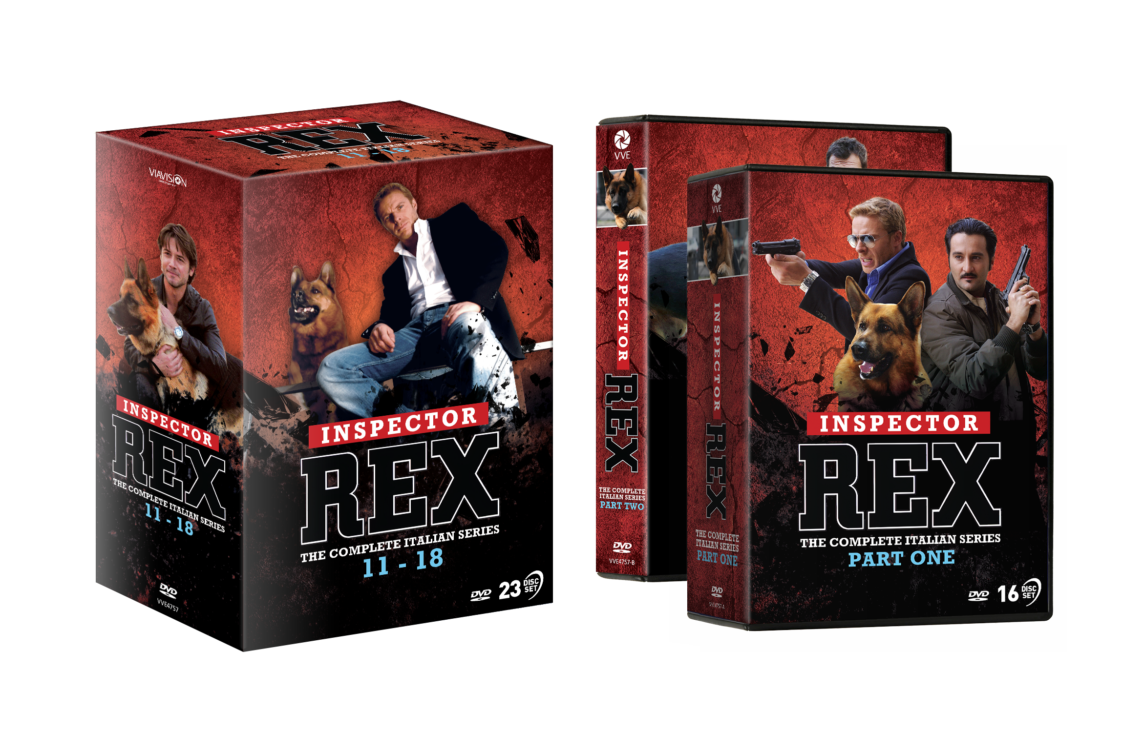 Inspector Rex: The Complete Italian Series 11 - 18 - DVD – Via