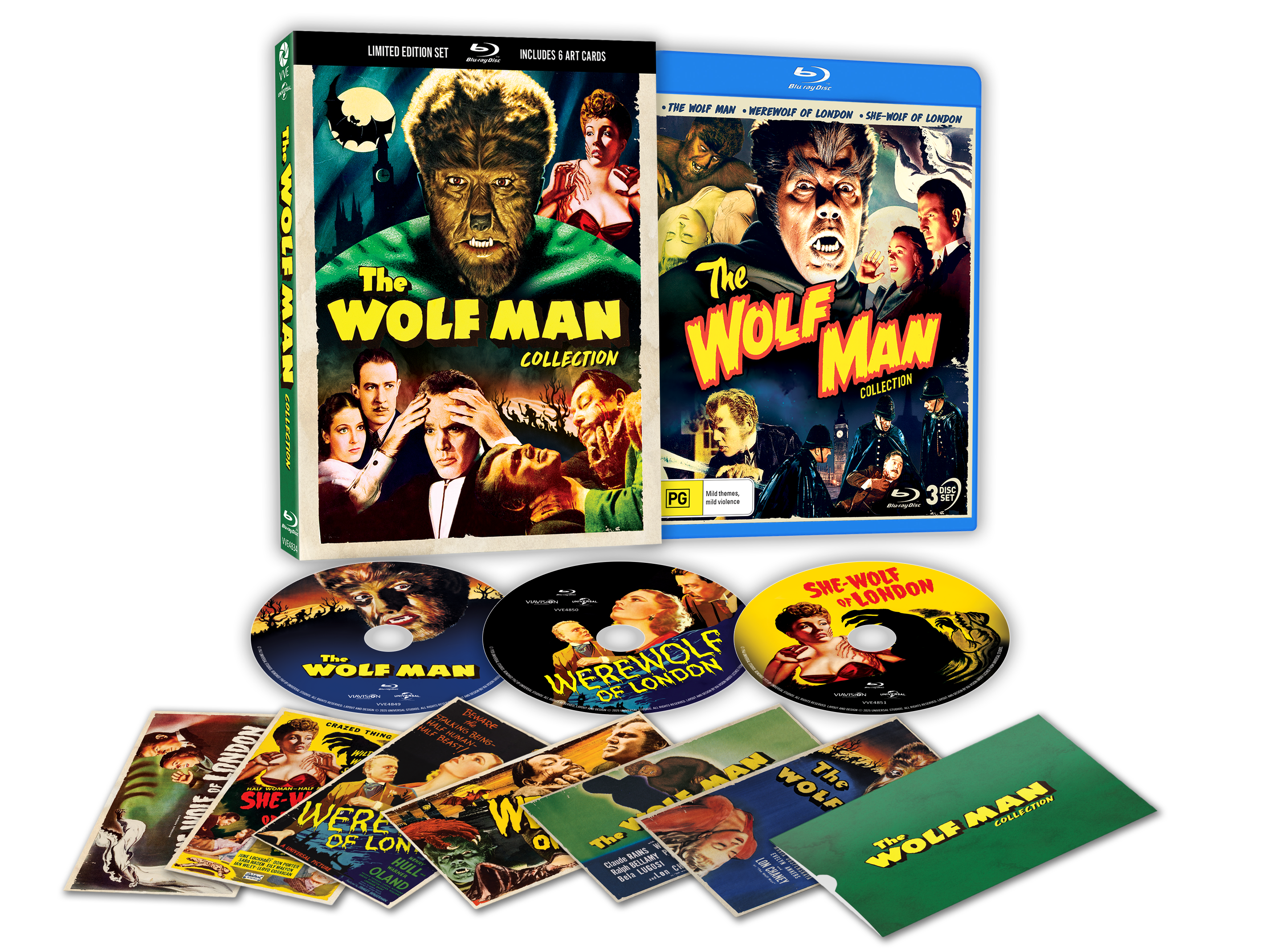The Wolf Man Film Collection (1935 - 1946) - 3-Disc Blu-ray
