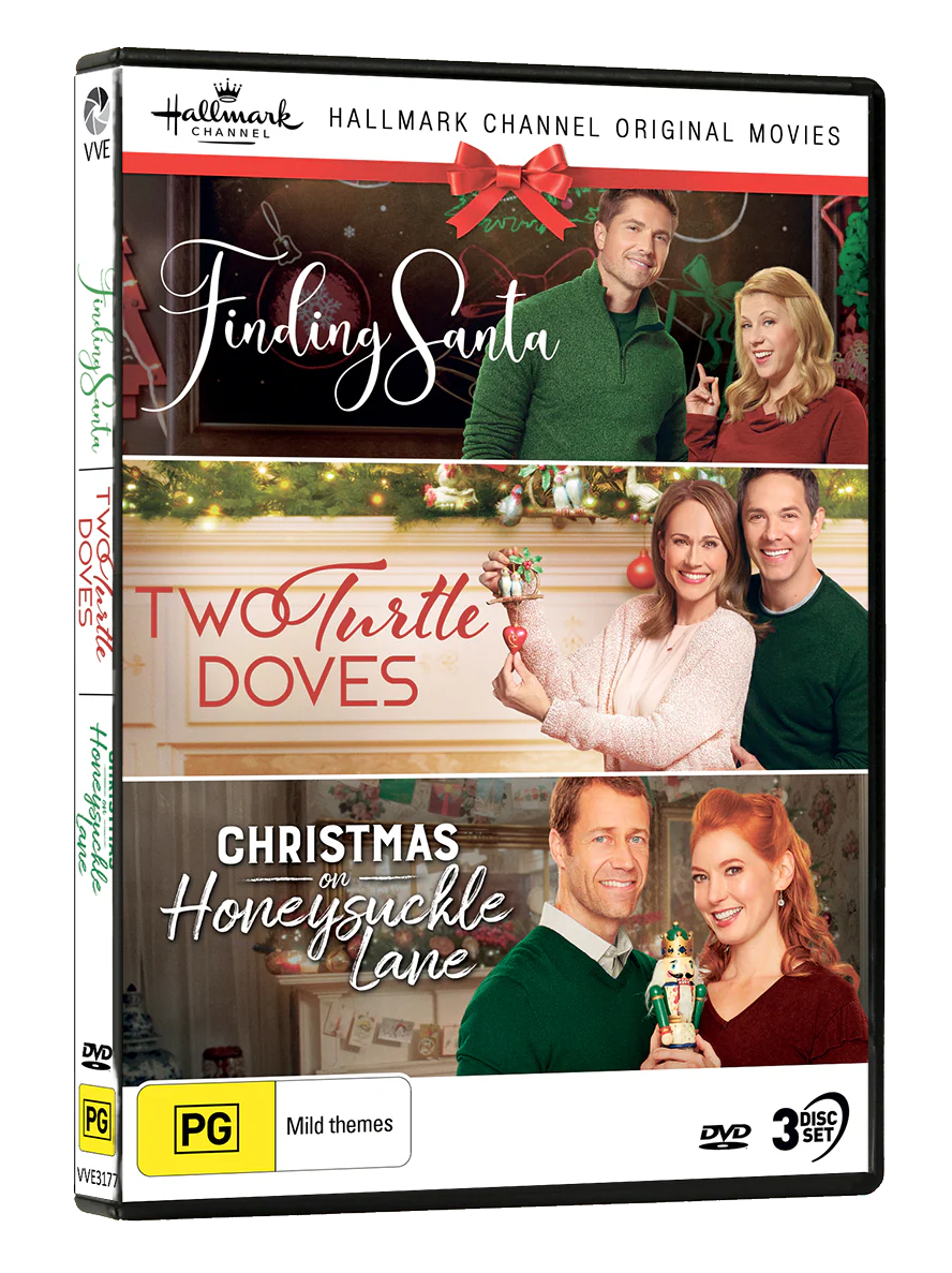 Hallmark Christmas Collection 24 (Finding Santa / Two Turtle Doves / Christmas on Honeysuckle Lane)