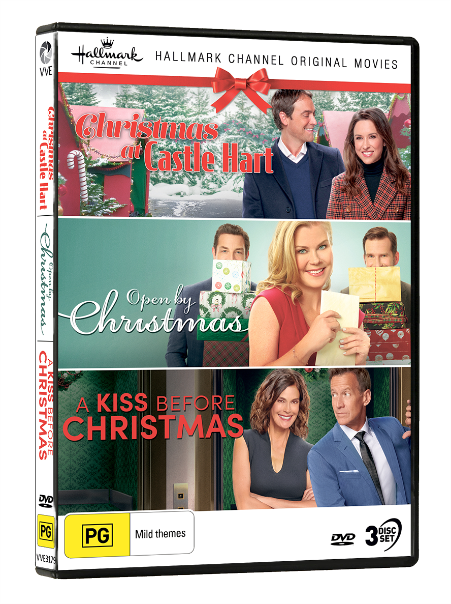 Hallmark Christmas Collection 25 (Christmas at Castle Hart / Open By Christmas / A Kiss Before Christmas)