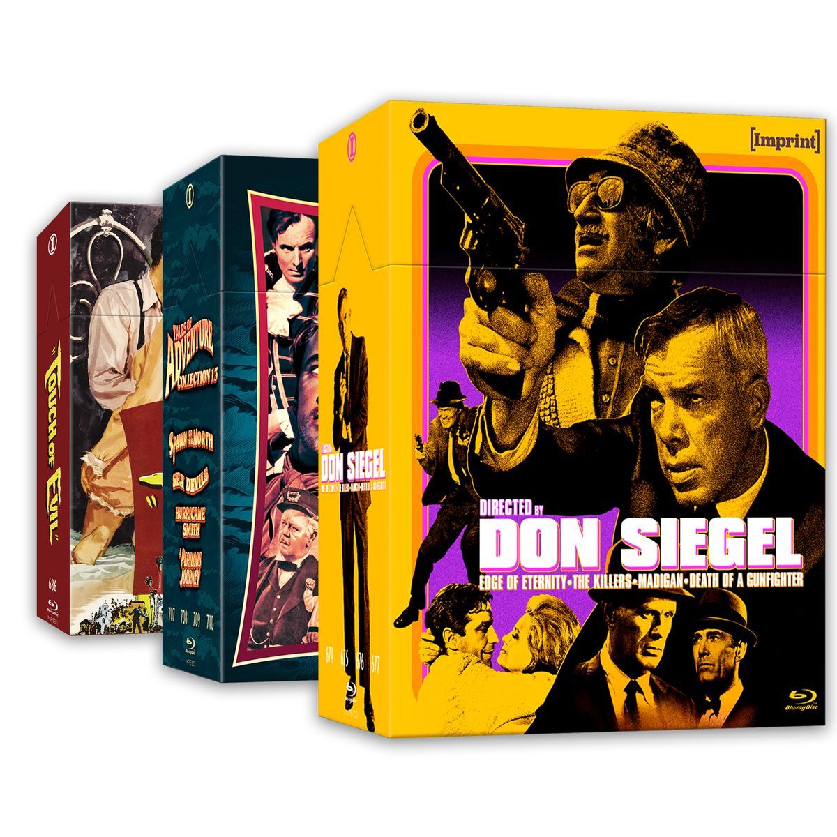 Imprint Films - Directed By... Don Siegel + Tales of Adventure: Collection 13 + Touch of Evil Bundle Pack