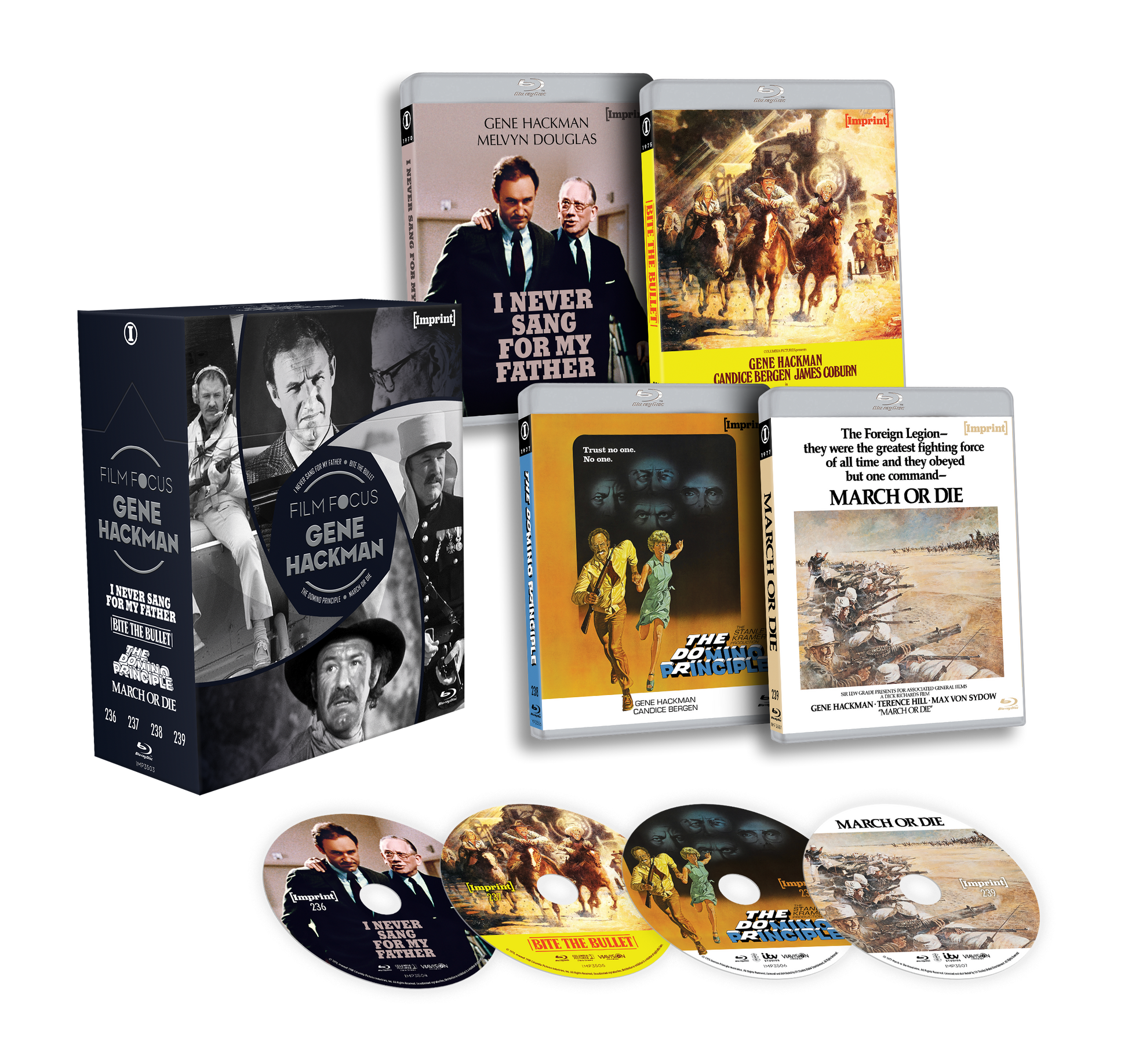 Imp3503 Film Focus Gene Hackman 4 Box Expanded Pack B