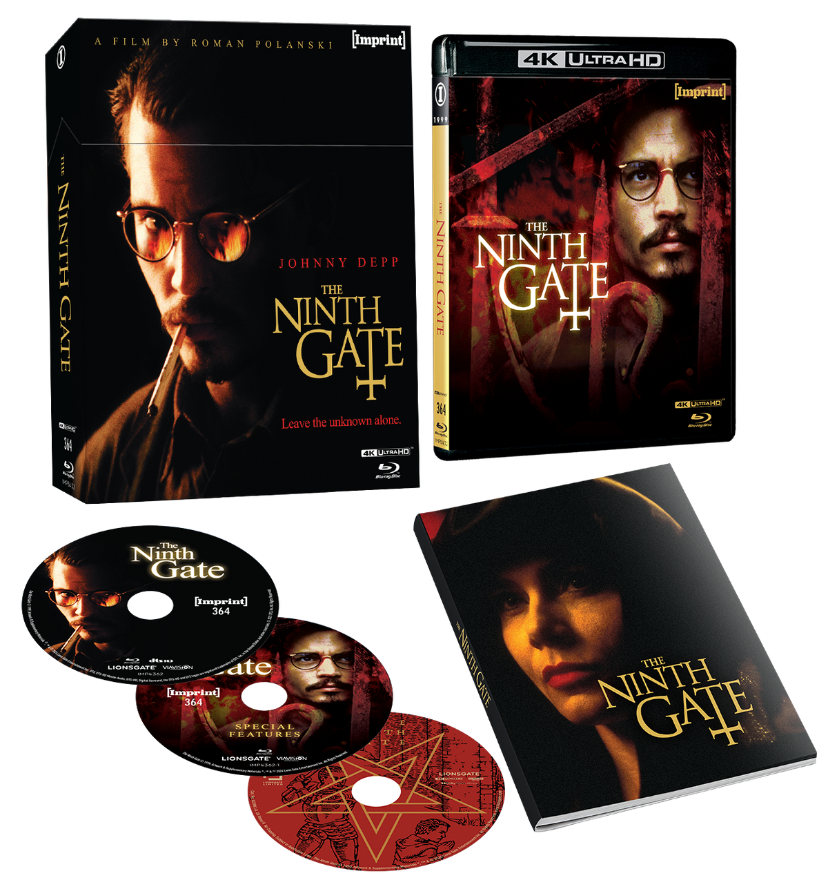 The Ninth Rector The Ninth Gate (1999) (Imprint Collection #364) - 4K UHD + Blu-ray ...