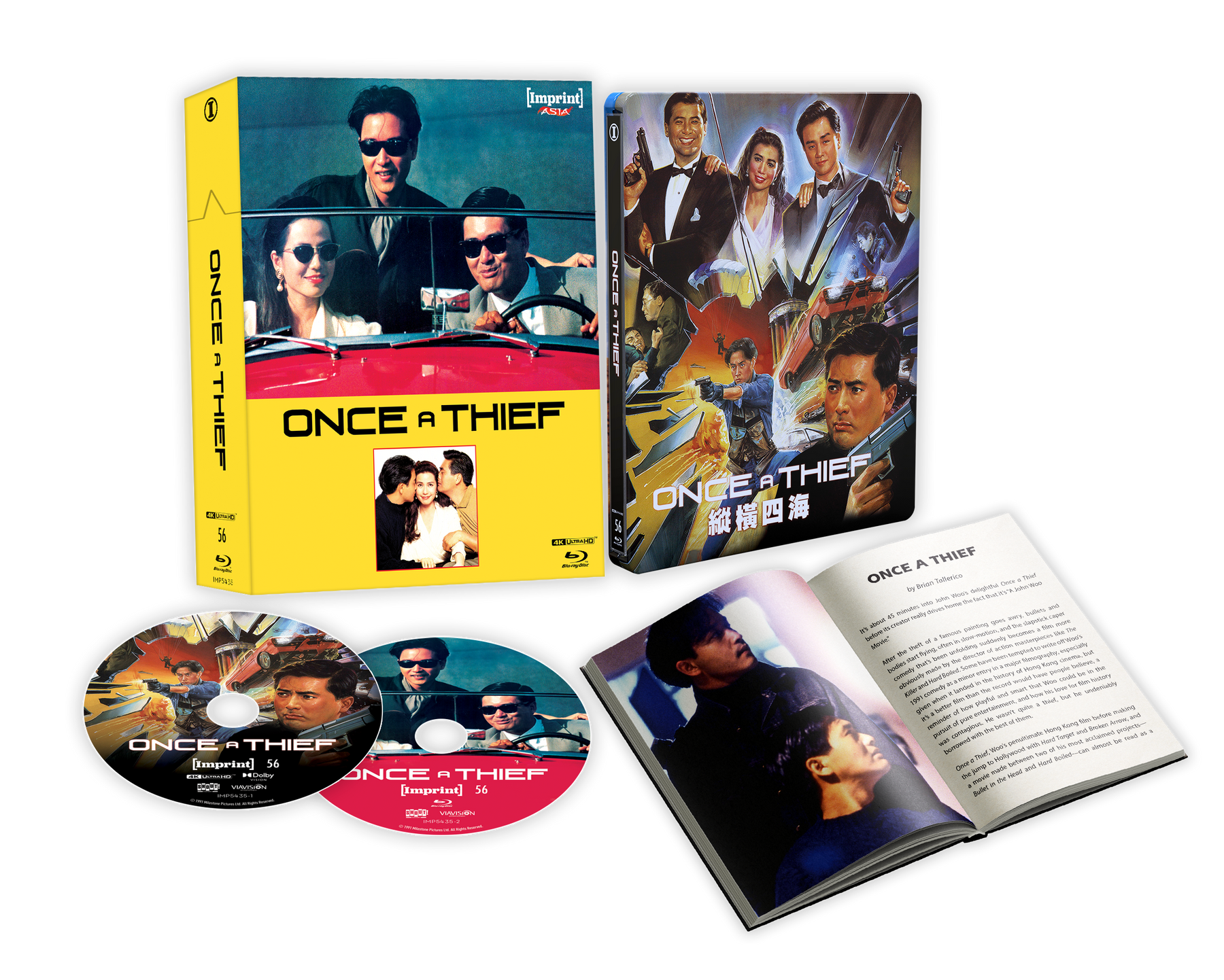 Once a Thief (AU 4K UHD/Blu-ray Steelbook) - Imprint 4K UHD + Blu-ray
