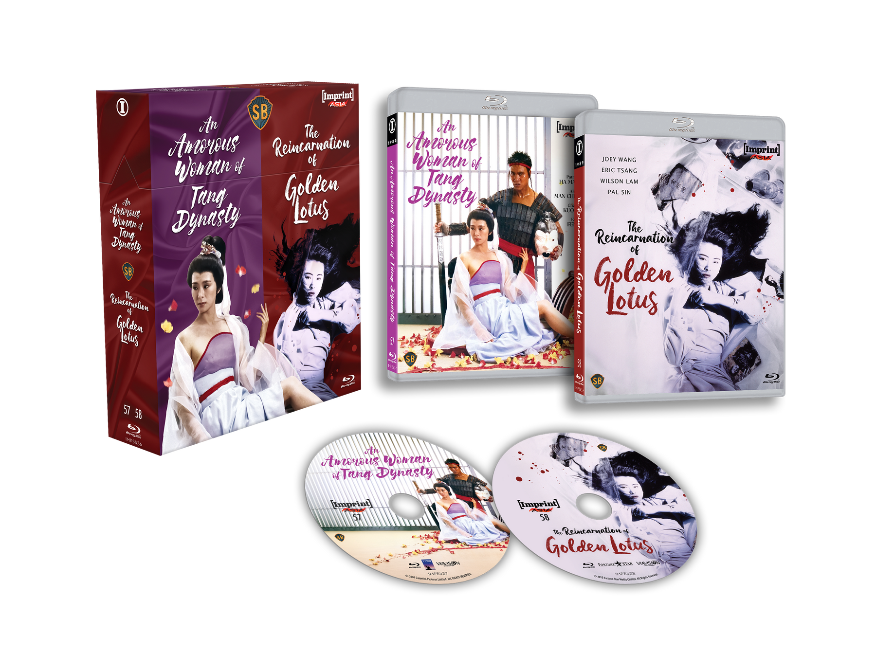 An Amorous Woman of Tang Dynasty / The Reincarnation Of Golden Lotus (AU Blu-ray)