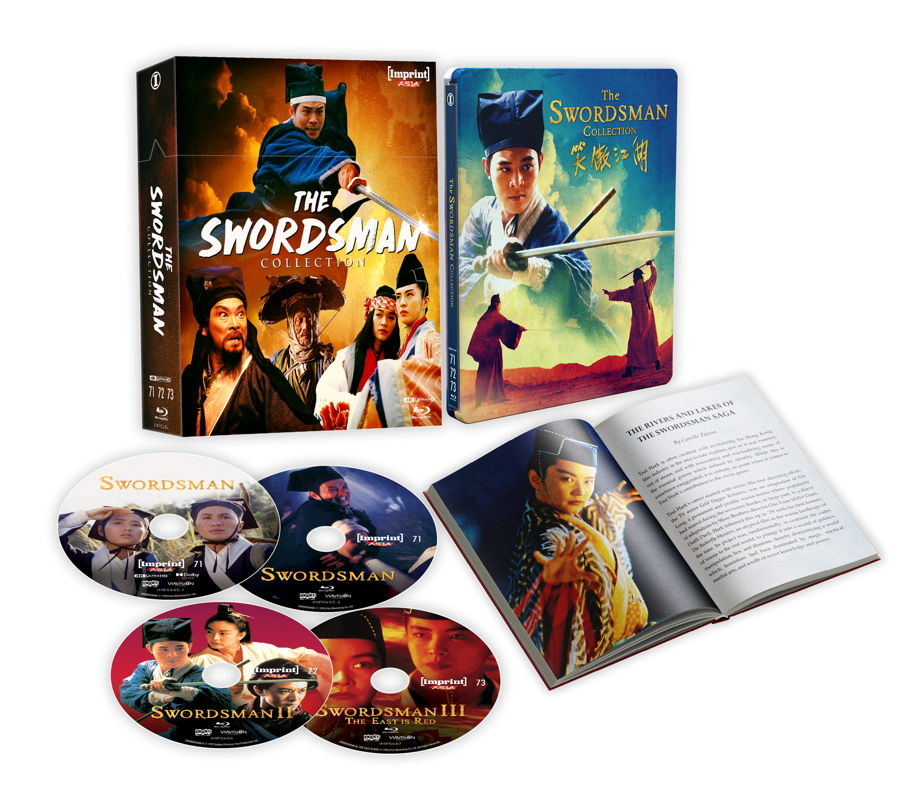 The Swordsman Collection (AU 4K UHD/Blu-ray Steelbook) - Imprint 4K UHD + Blu-ray