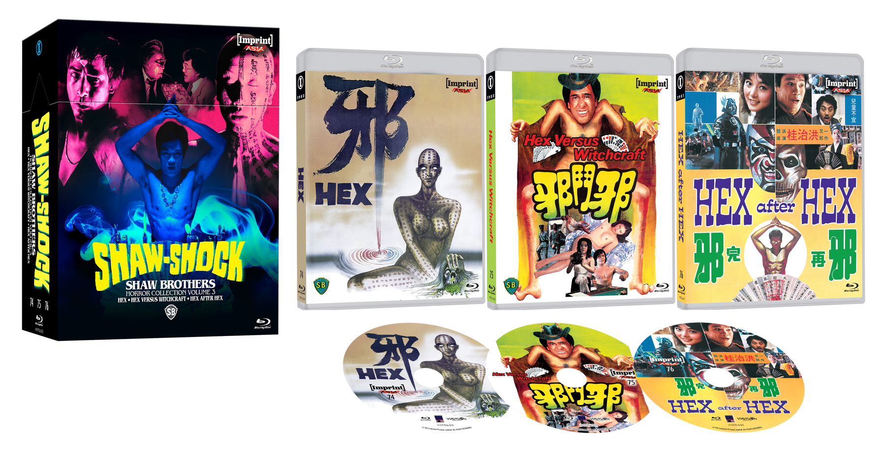 Shaw-Shock: Shaw Brothers Horror Collection Volume 3 (AU Blu-ray) - Imprint Blu-ray