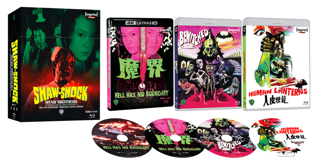 Shaw-Shock: Shaw Brothers Horror Collection - Volume Four (1981 - 1982) - Limited Edition 4K UHD + Blu-ray Hardbox - Imprint Asia #77 - 79