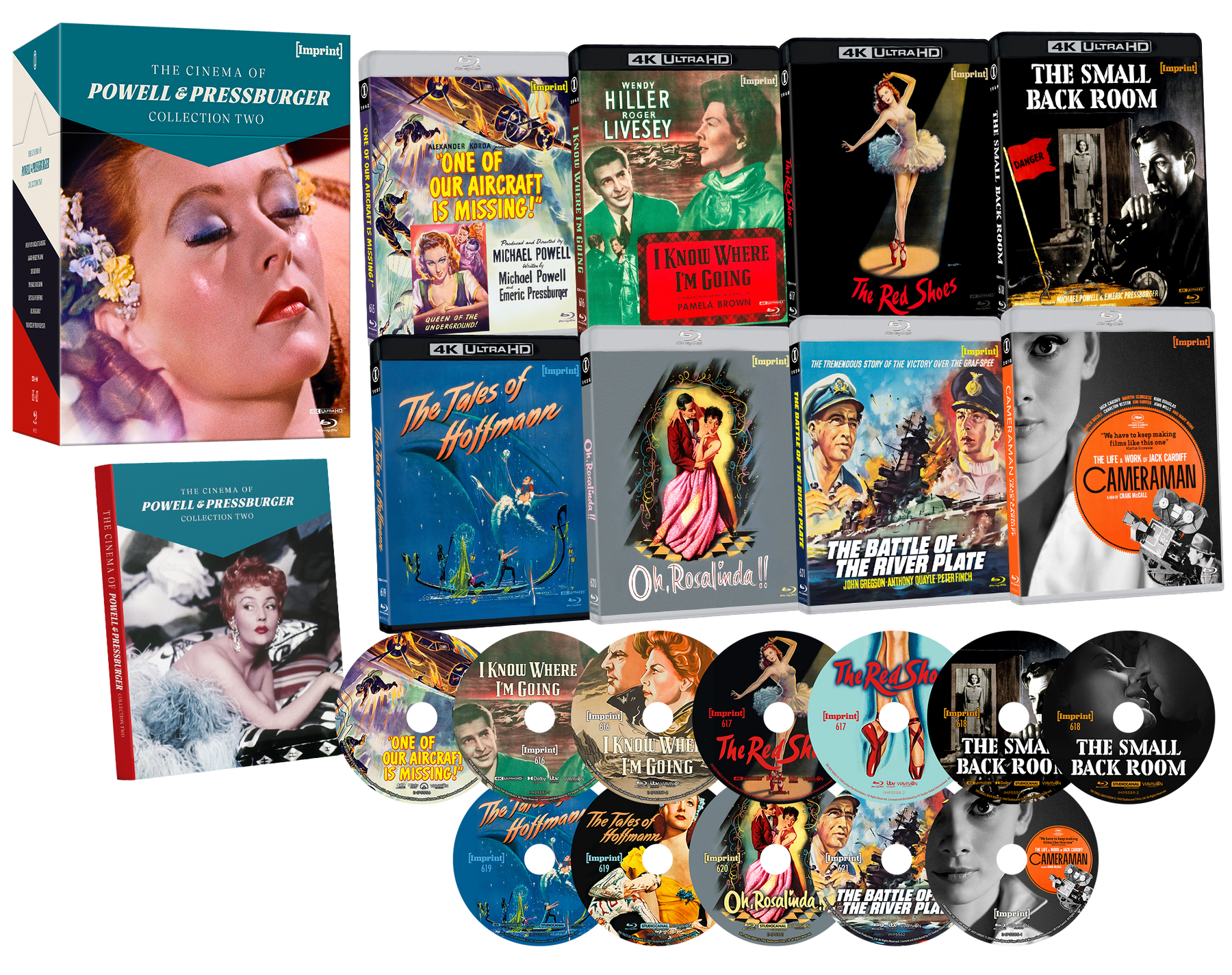 The Cinema Of Powell & Pressburger – Collection Two (1942 – 1956) (AU 4K UHD/Blu-ray) - Imprint 4K UHD + Blu-ray