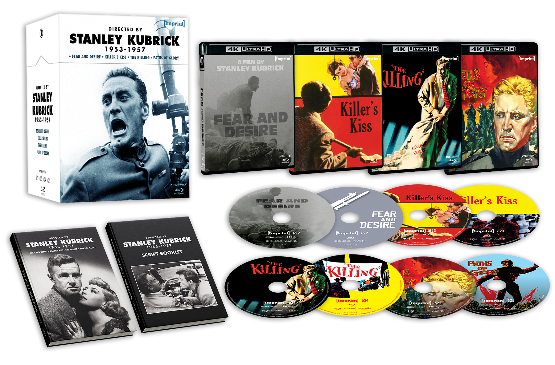 Directed by… Stanley Kubrick (1953 – 1957) (AU 4K UHD/Blu-ray) - Imprint 4K UHD + Blu-ray
