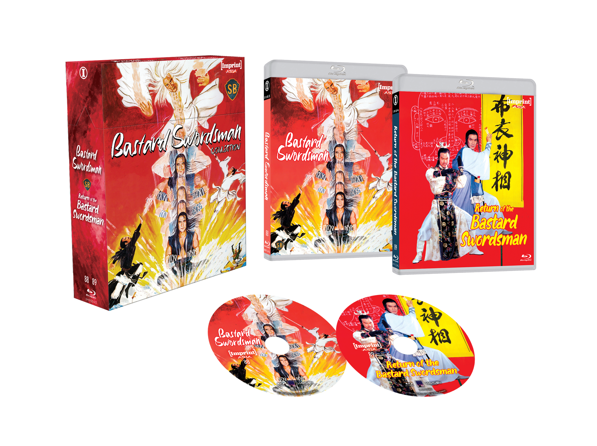 Bastard Swordsman Collection (1983 - 1984) - Limited Edition Blu-ray Hardbox - Imprint Asia #88 - 89