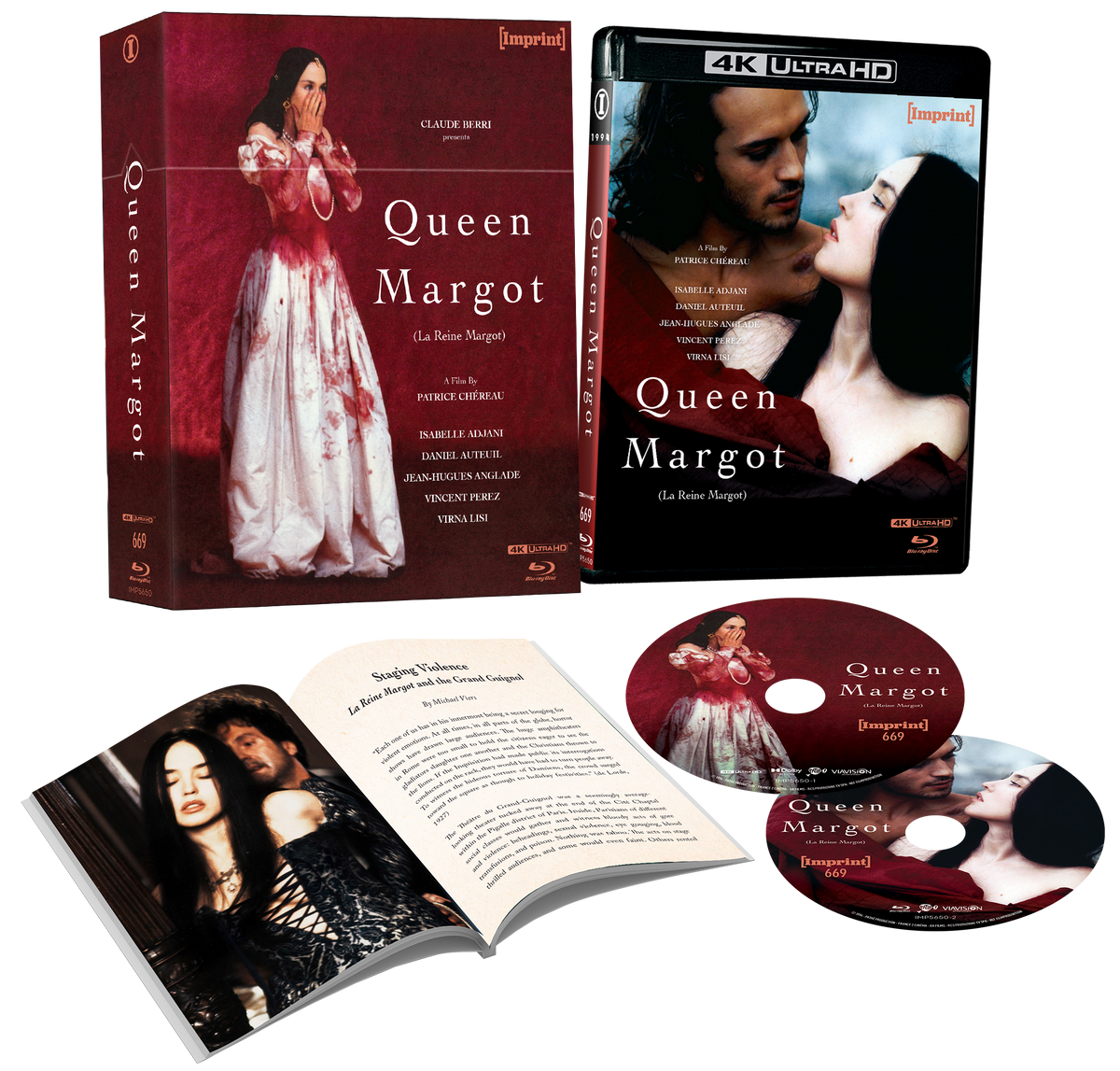 Queen Margot (1994) - 4K UHD + Blu-ray Limited Edition Hardbox + Hardcover Booklet - Imprint Collection #669