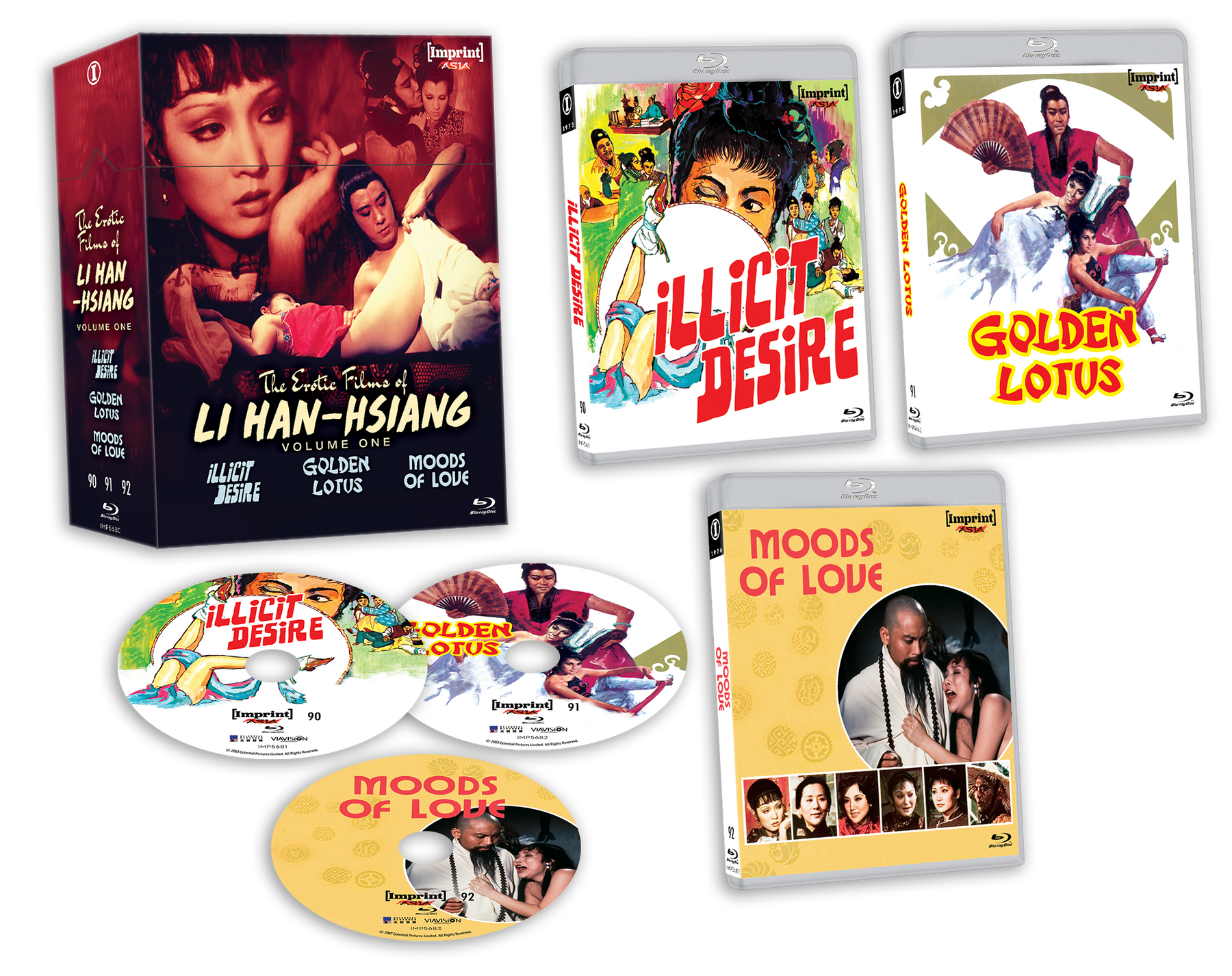 The Erotic Films of Li Han-hsiang: Volume One (1973 – 1976) (AU Blu-ray) - Imprint Blu-ray