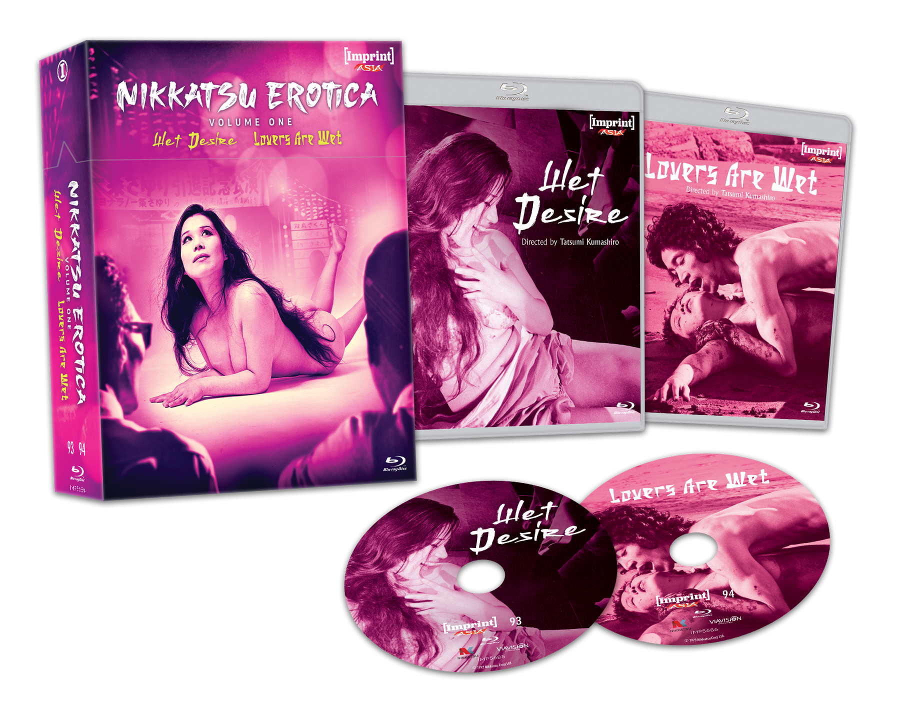 Nikkatsu Erotica – Volume 1: Wet Desire (1972) / Lovers Are Wet (1973) (AU Blu-ray) - Imprint Blu-ray