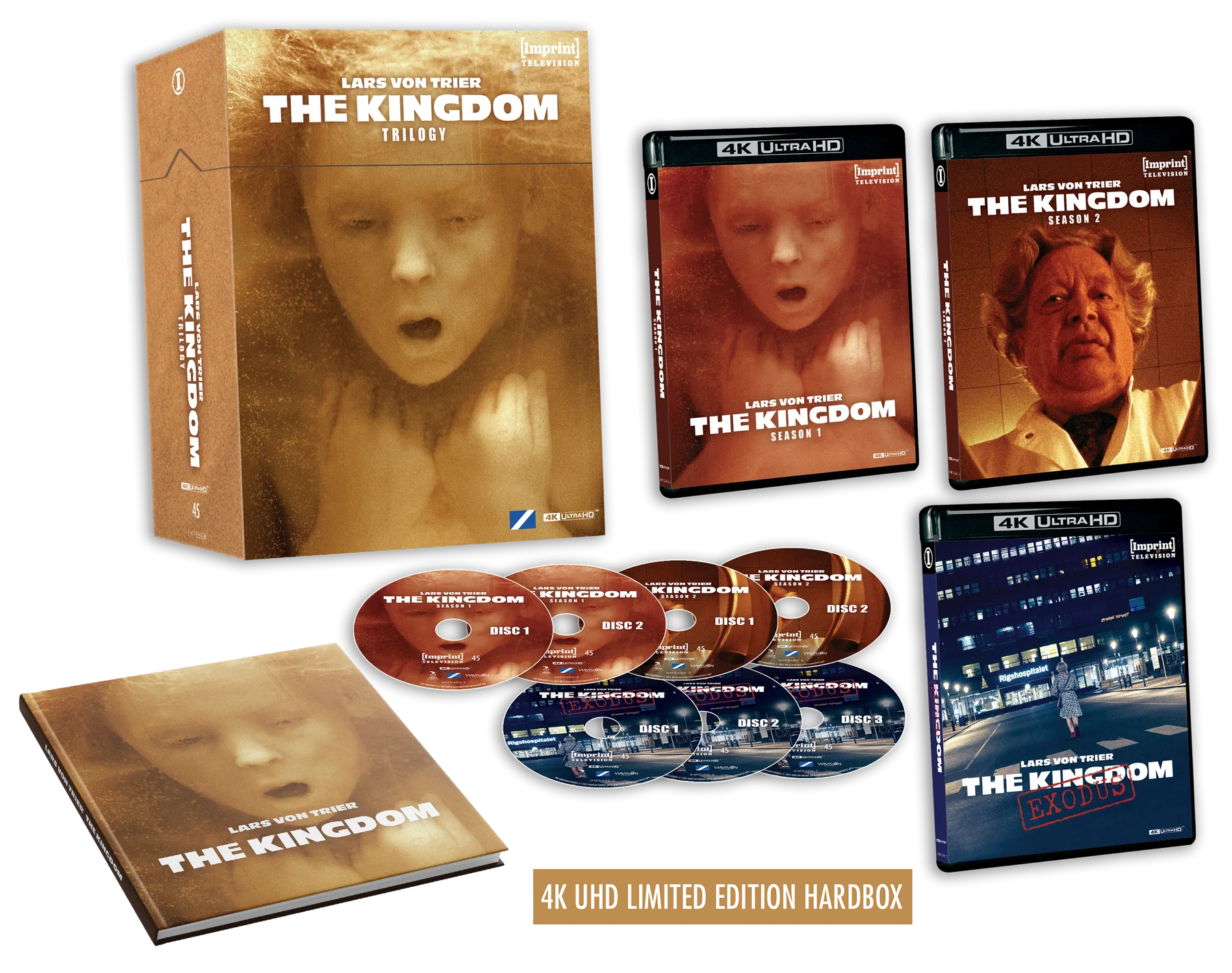Lars Von Trier’s The Kingdom Trilogy (AU 4K UHD/Blu-ray) - Imprint 4K UHD + Blu-ray