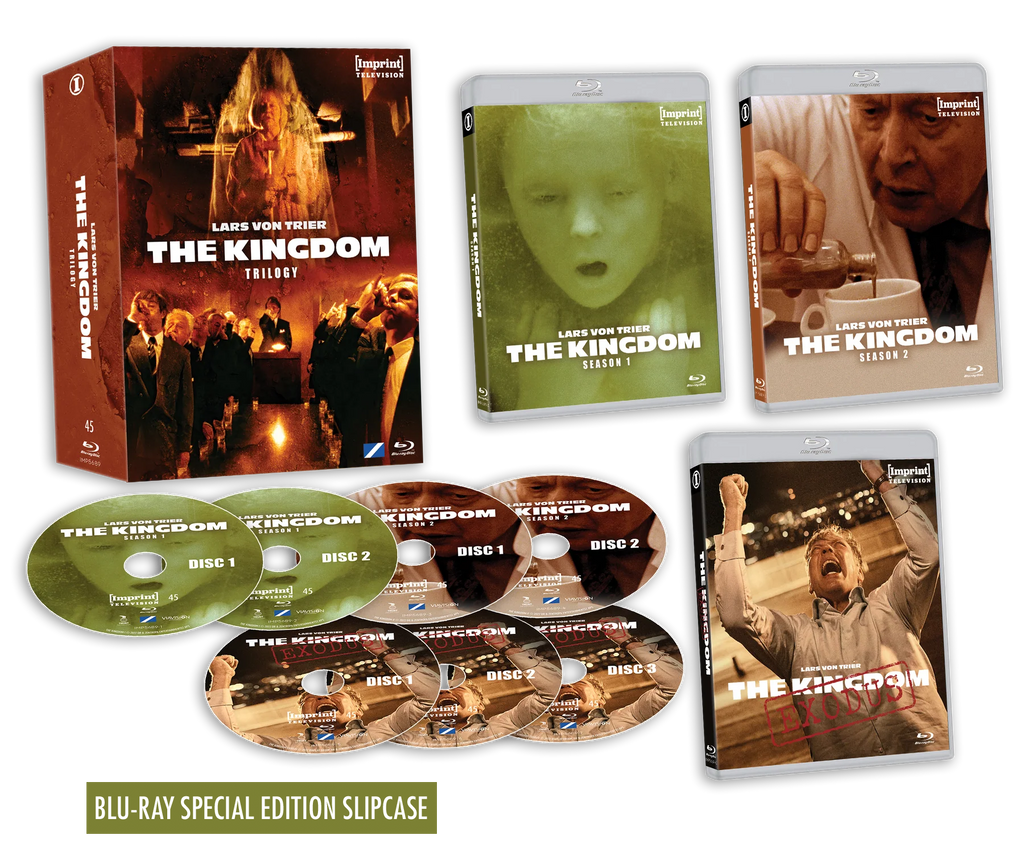 Lars von Trier's The Kingdom Trilogy (1994 - 2022) - Imprint Television #45 - 4K UHD Limited Edition Hardbox + Hardcover Booklet / Blu-ray Special Edition