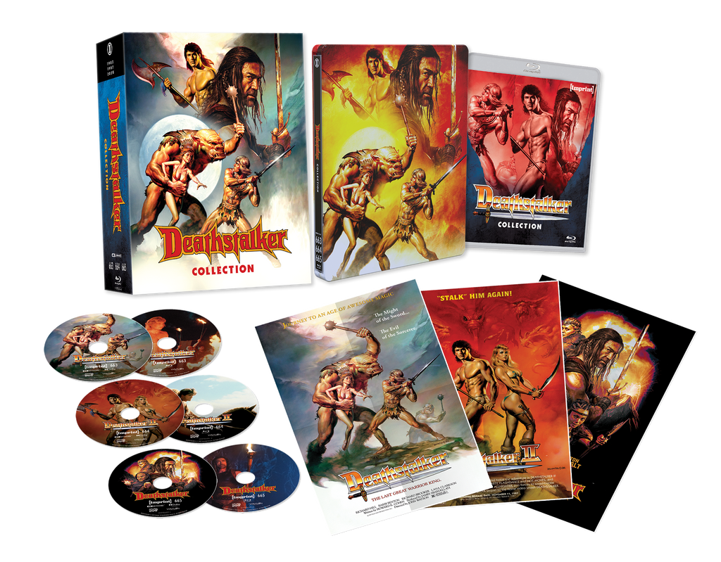 Imprint Films - Deathstalker + Red Sonja 4K UHD Steelbook Bundle