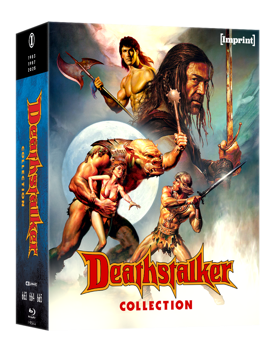 Deathstalker Collection (1983 - 2025) - 4K UHD + Blu-ray Limited Edition Steelbook in 3D Lenticular Hardcase + Posters - Imprint Collection #663 - 665