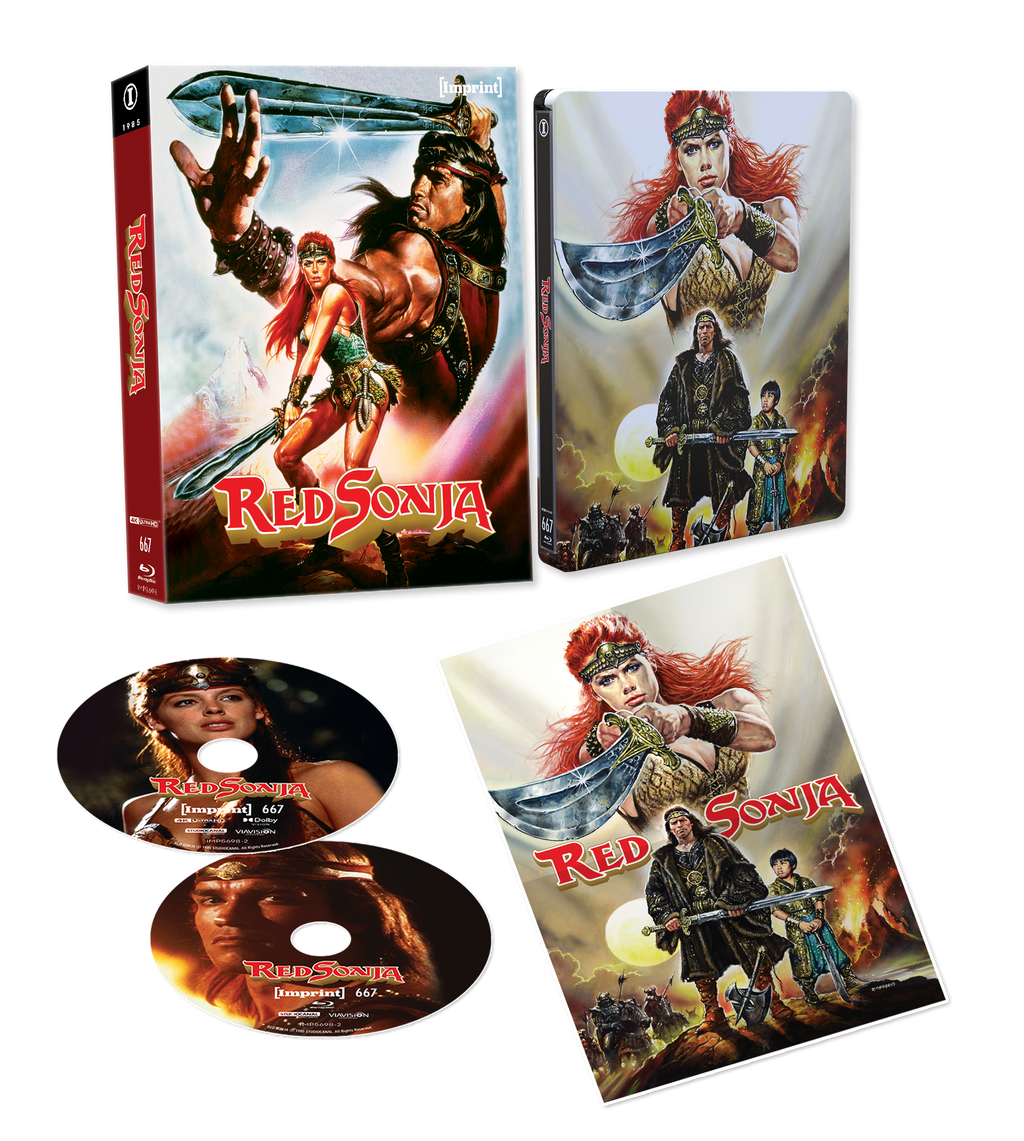 Imprint Films - Deathstalker + Red Sonja 4K UHD Steelbook Bundle