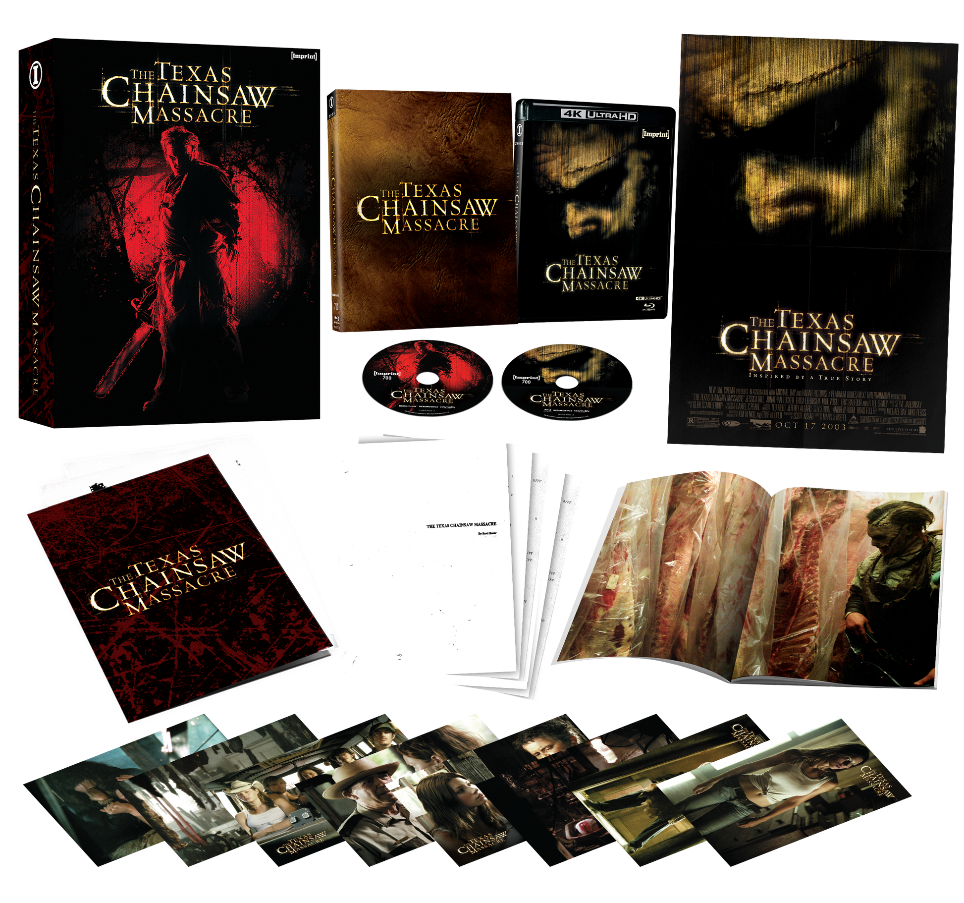The Texas Chainsaw Massacre (2003) - 4K UHD + Blu-ray Limited Edition Lenticular Large Hardbox - Imprint Collection #700