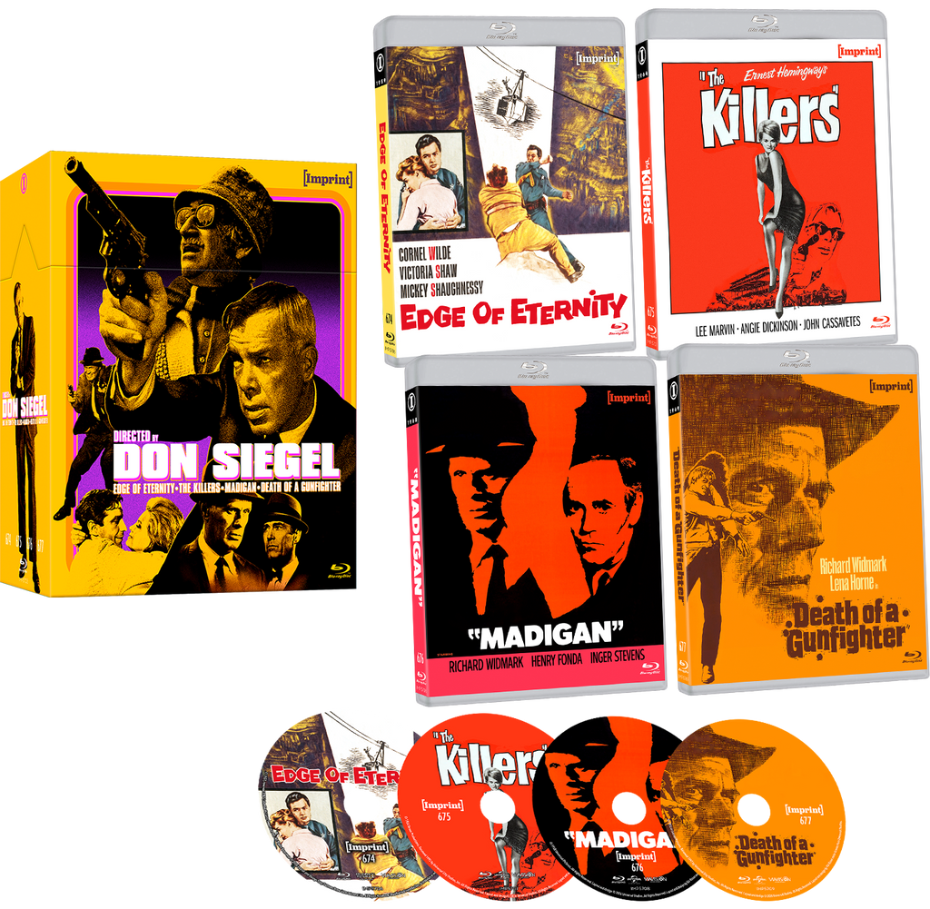 Directed By... Don Siegel (1959 - 1969) - Blu-ray Limited Edition Hardbox - Imprint Collection #674 - 677
