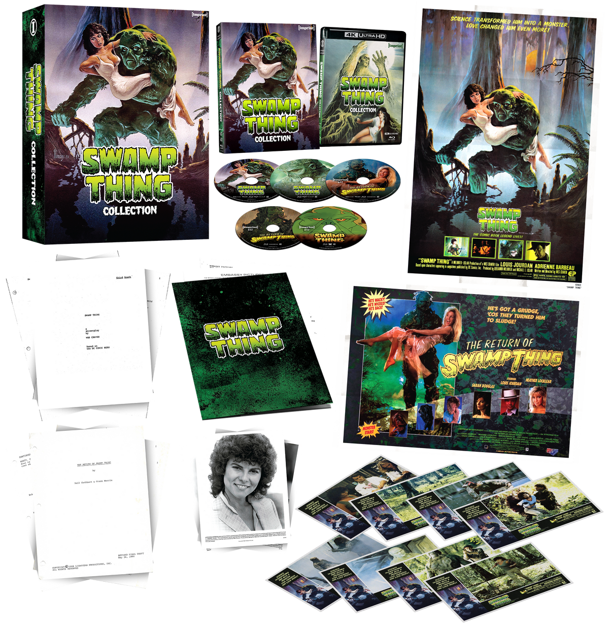 Swamp Thing Collection (1982 - 1990) - 4K UHD + Blu-ray - Limited Edition Large Hardbox - Imprint Collection #651 - 652