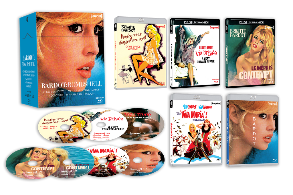 Bardot: Bombshell (1959 - 2025) - 4K UHD + Blu-ray Limited Edition Hardbox - Imprint Collection #670 - 673