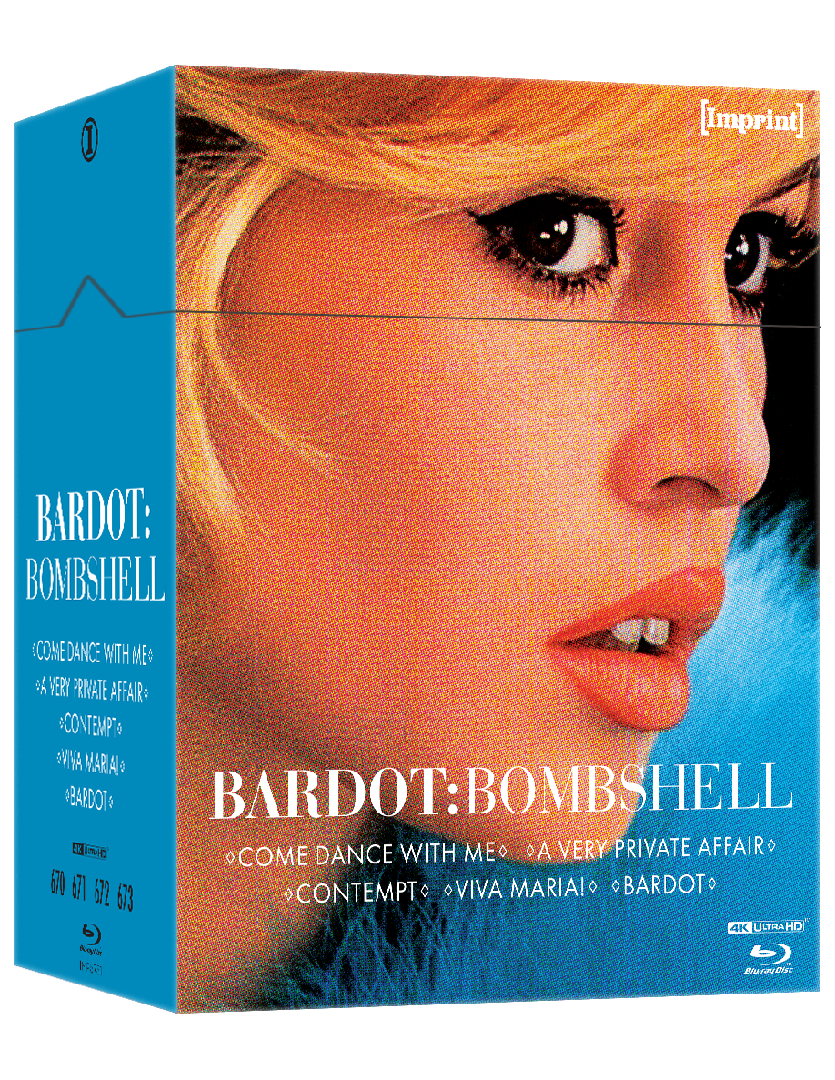 Bardot: Bombshell (1959 - 2025) - 4K UHD + Blu-ray Limited Edition Hardbox - Imprint Collection #670 - 673