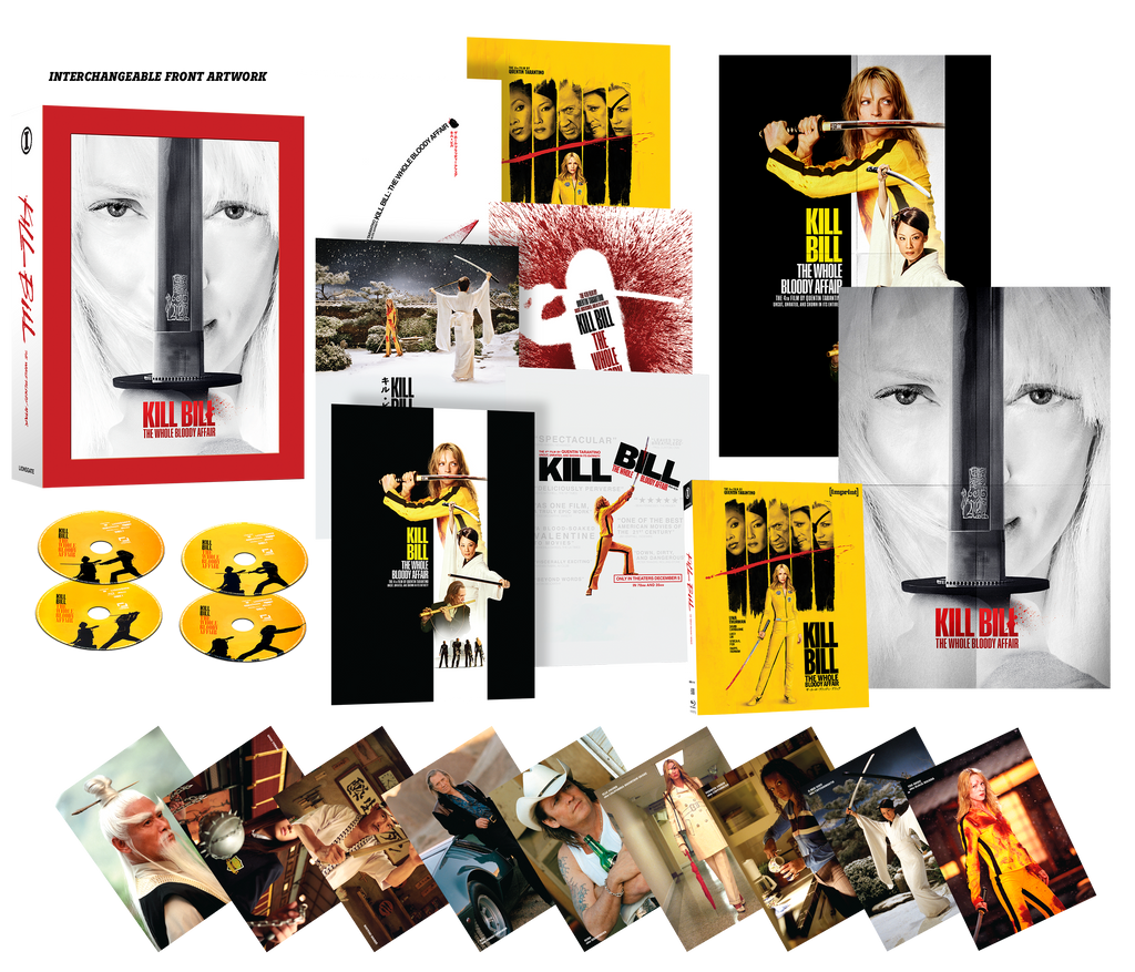 Kill Bill: The Whole Bloody Affair (2004) - 4K UHD + Blu-ray Limited Edition Large Hardbox with Interchangeable Artwork - Imprint Collection #688