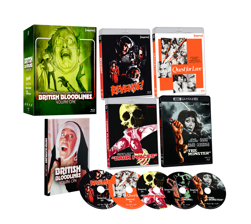 British Bloodlines: Volume One (1971 - 1975) - 4K UHD + Blu-ray Limited Edition Hardbox + Hardcover Booklet - Imprint Collection #689 - 692