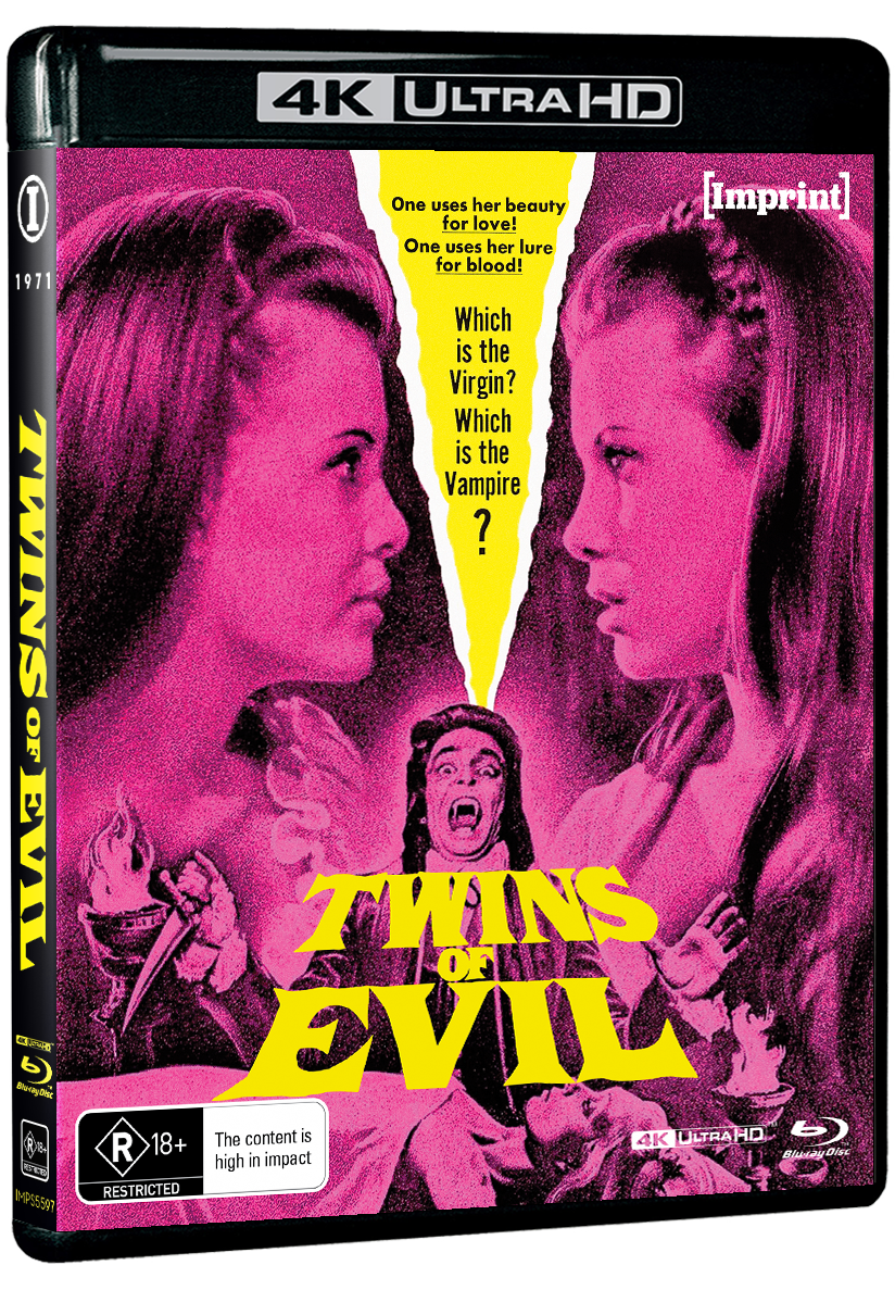 Twins of Evil (1971) - Imprint Standard Edition- 4K UHD + Blu-ray