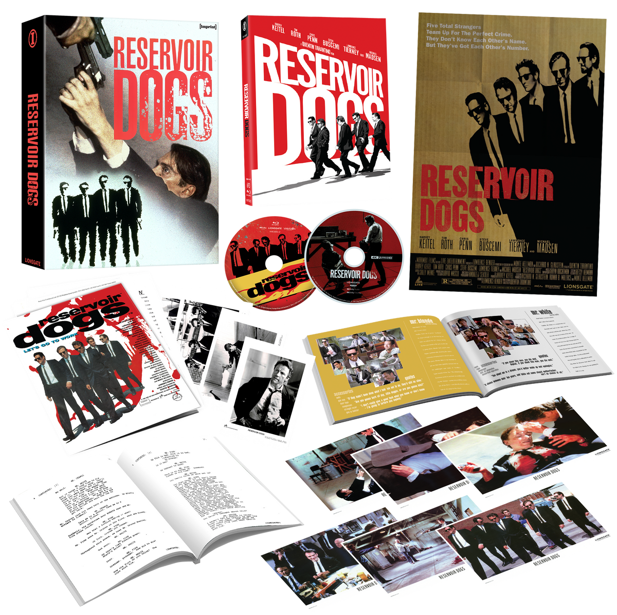 Reservoir Dogs (1992) - 4K UHD + Blu-ray Limited Edition Lenticular Large Hardbox - Imprint Collection #693