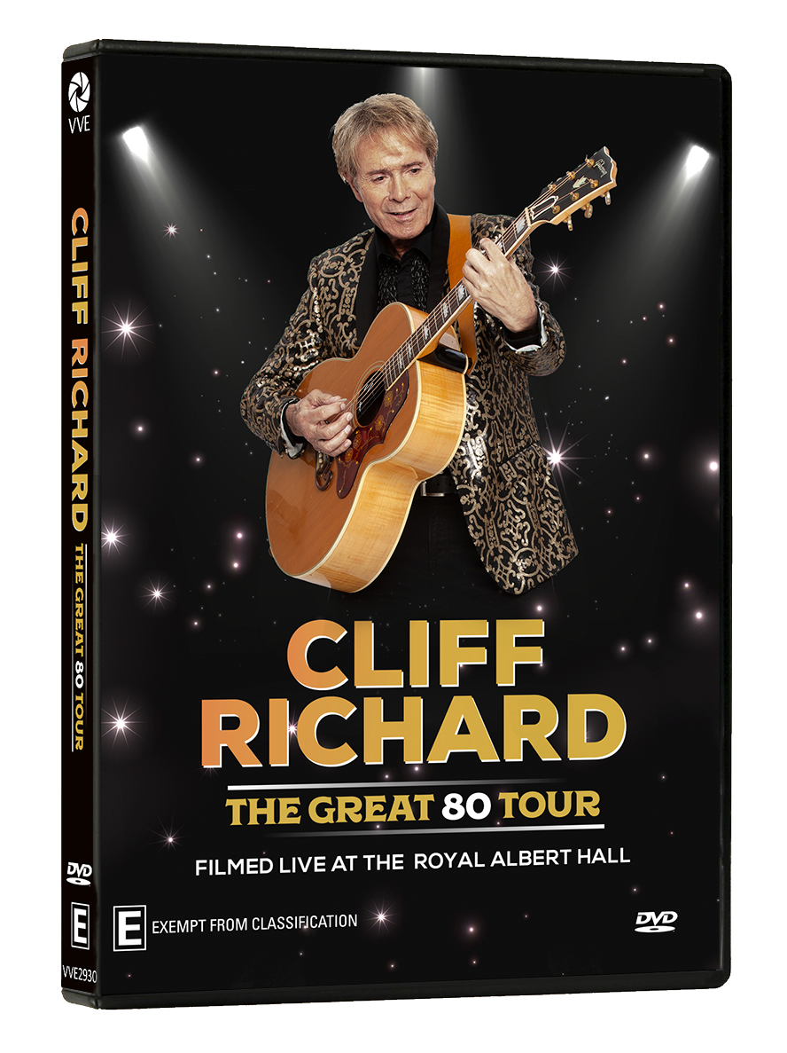 Vve2930 Cliff Richard The Great 80 Tour Dvd 3d