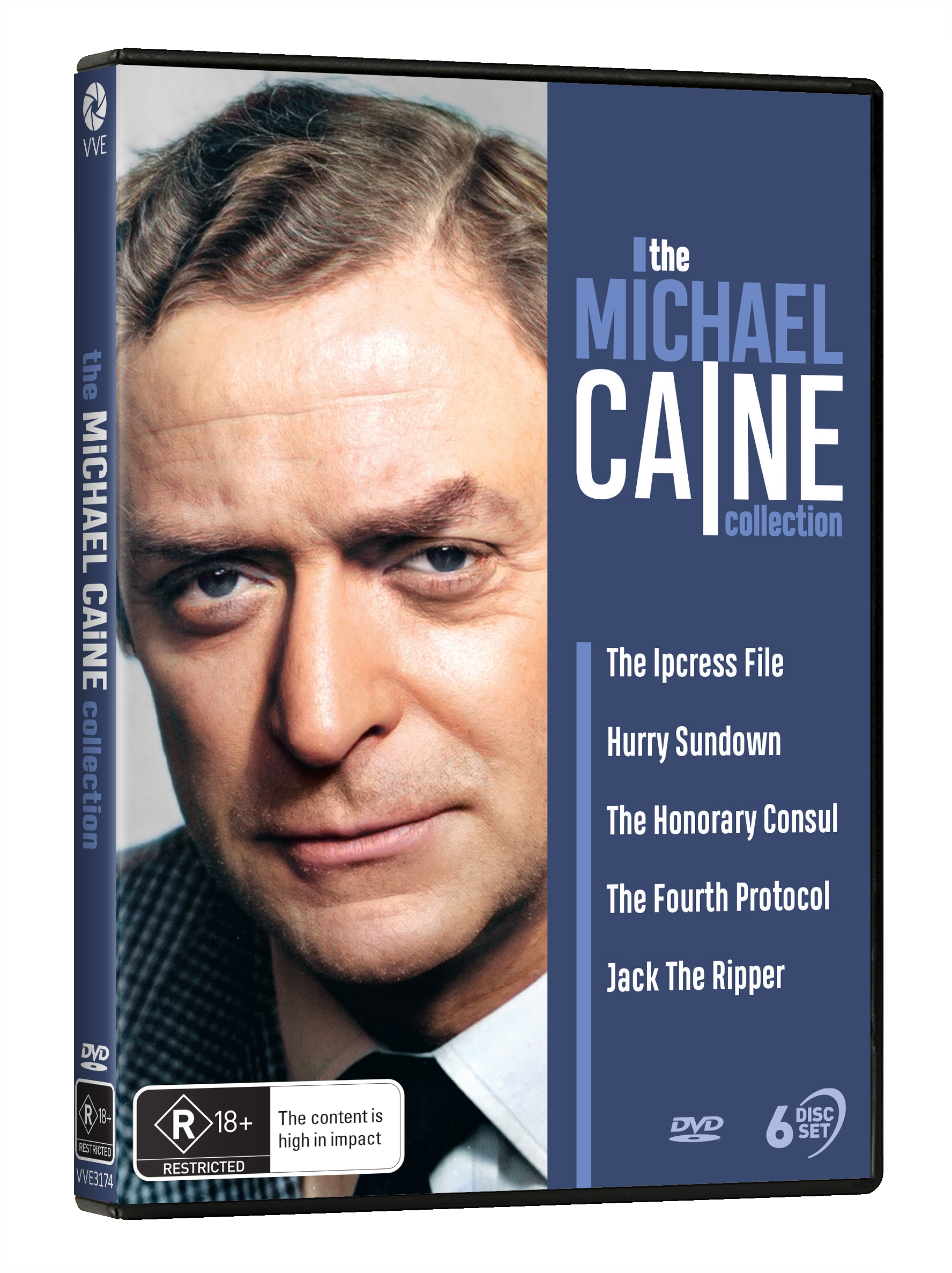 Vve3174 The Michael Caine Collection Dvd 3d