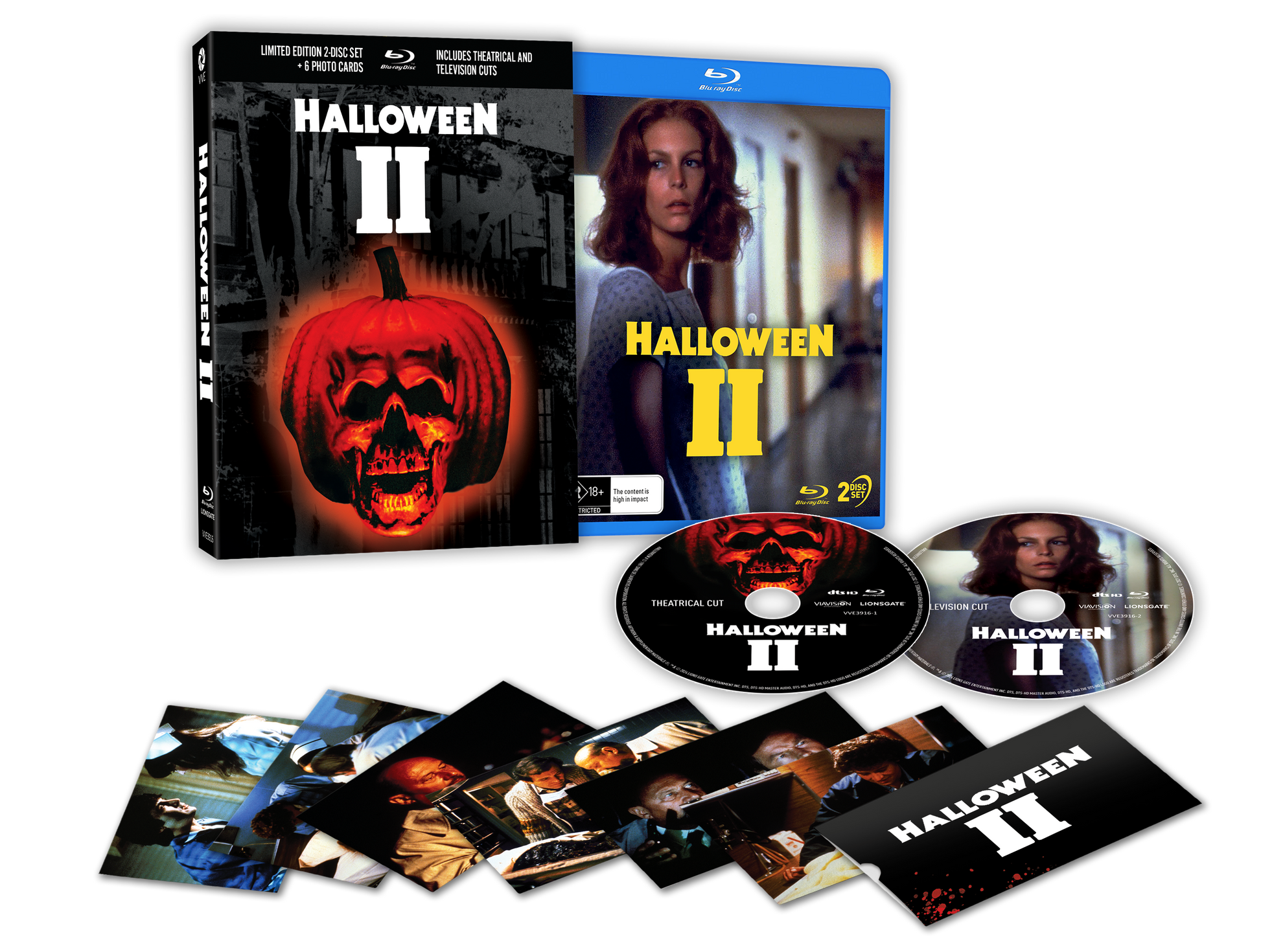 Halloween II (1981) - Limited Edition 3D Lenticular Hardcase + Art Cards