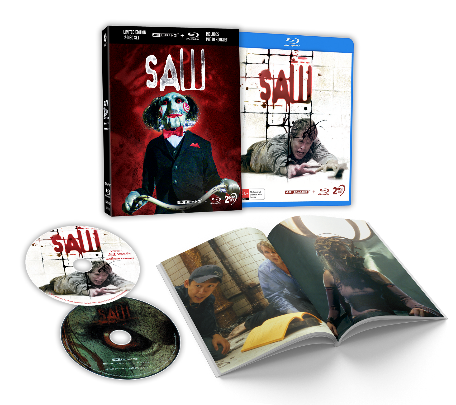 Saw (2004) - Limited Edition 3D Lenticular Hardcase + Photo