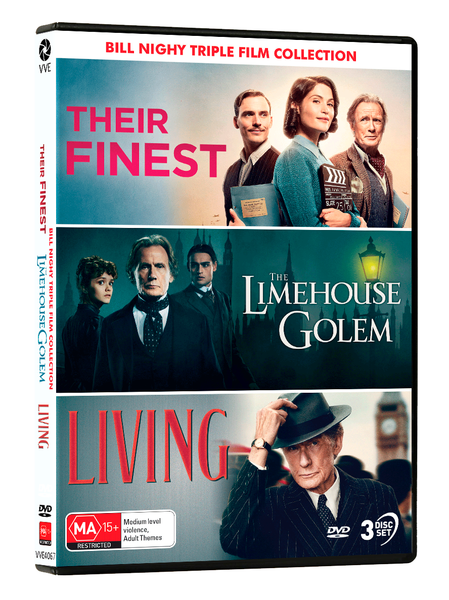 Vve4067 Bill Nighy Triple Film Collection Dvd Slick 3d