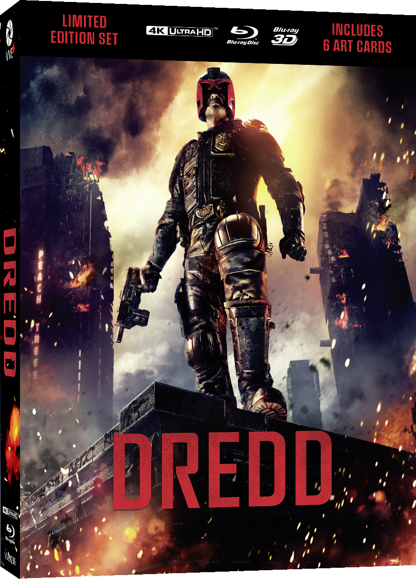 Vve4236 Dredd Limited Edition 4k + Blu Ray Slipcase 3d