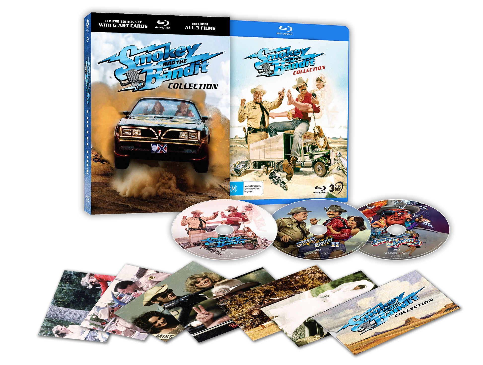 Smokey and the Bandit Collection (1977 - 1983) - Limited Edition 3D Lenticular Hardcase + Art Cards