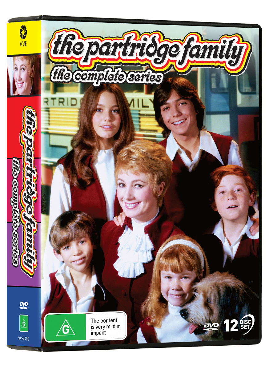 Vve4409 The Partridge Family The Complete Series Dvd 3d