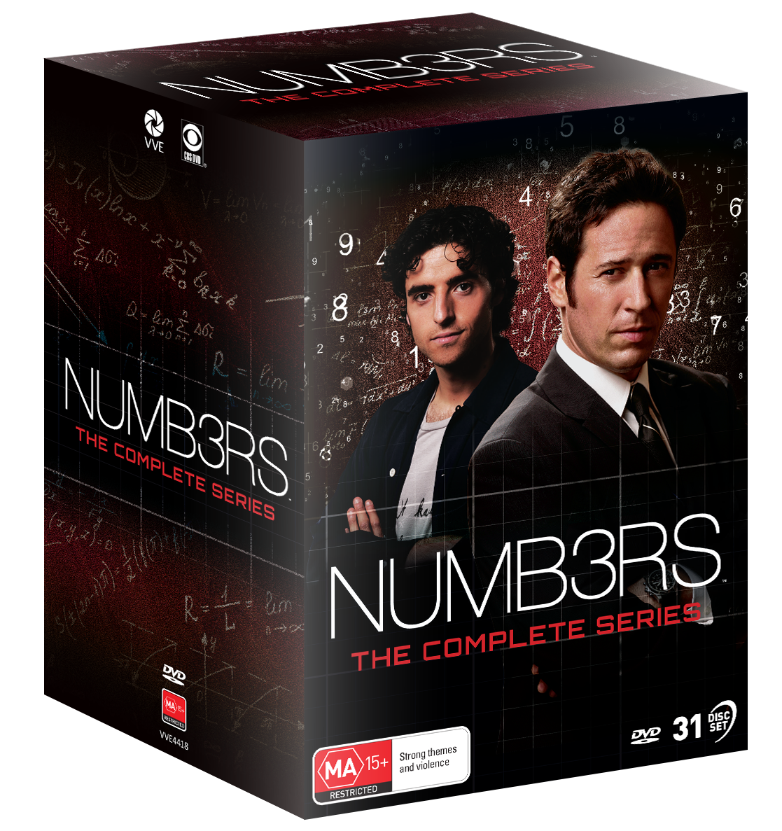 Vve4418 Numb3rs The Complete Series Dvd Dex Slipcase 3d