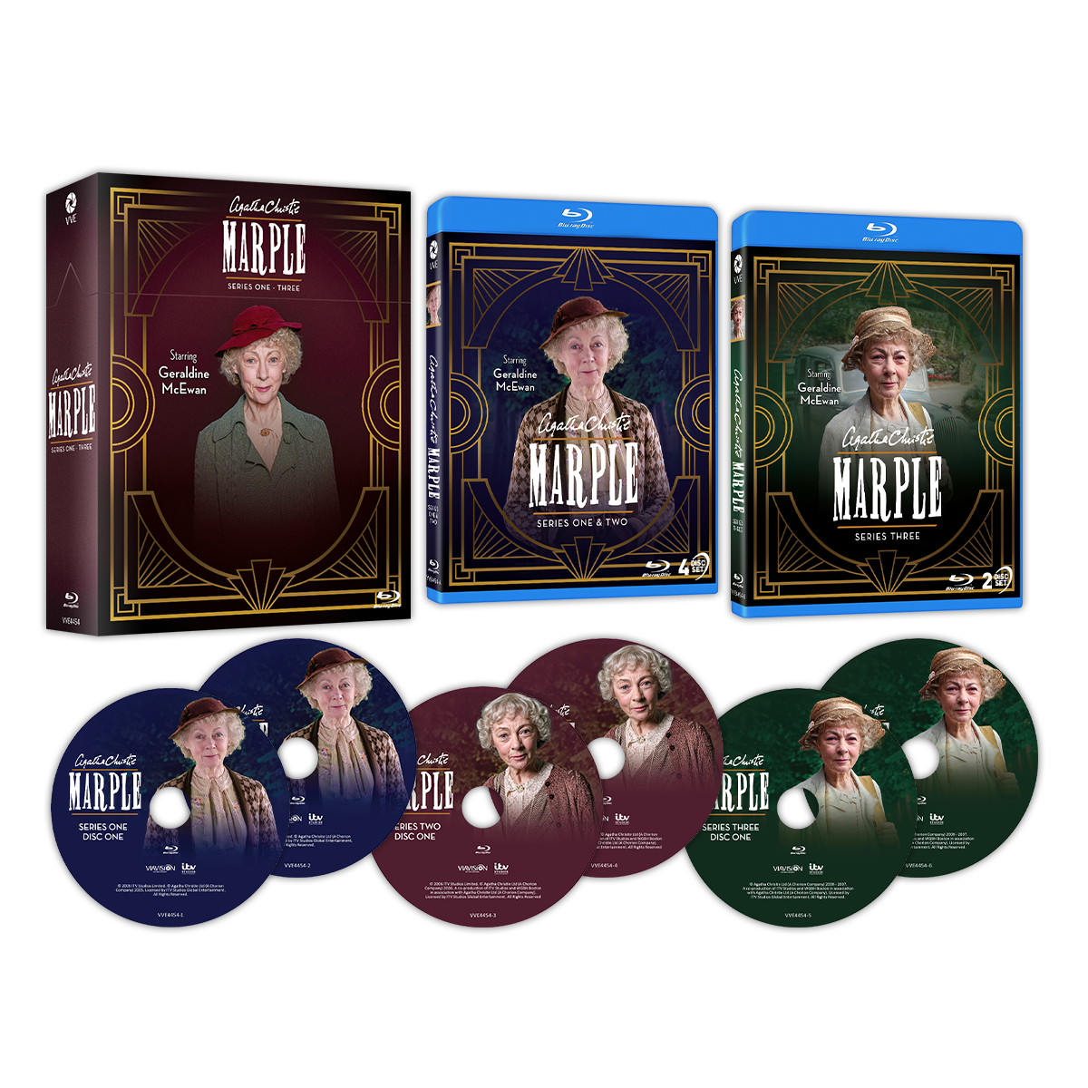 Vve4454 Agatha Christie's Marple Series 1 3 Special Edition Blu Ray Exploded (nonrated)