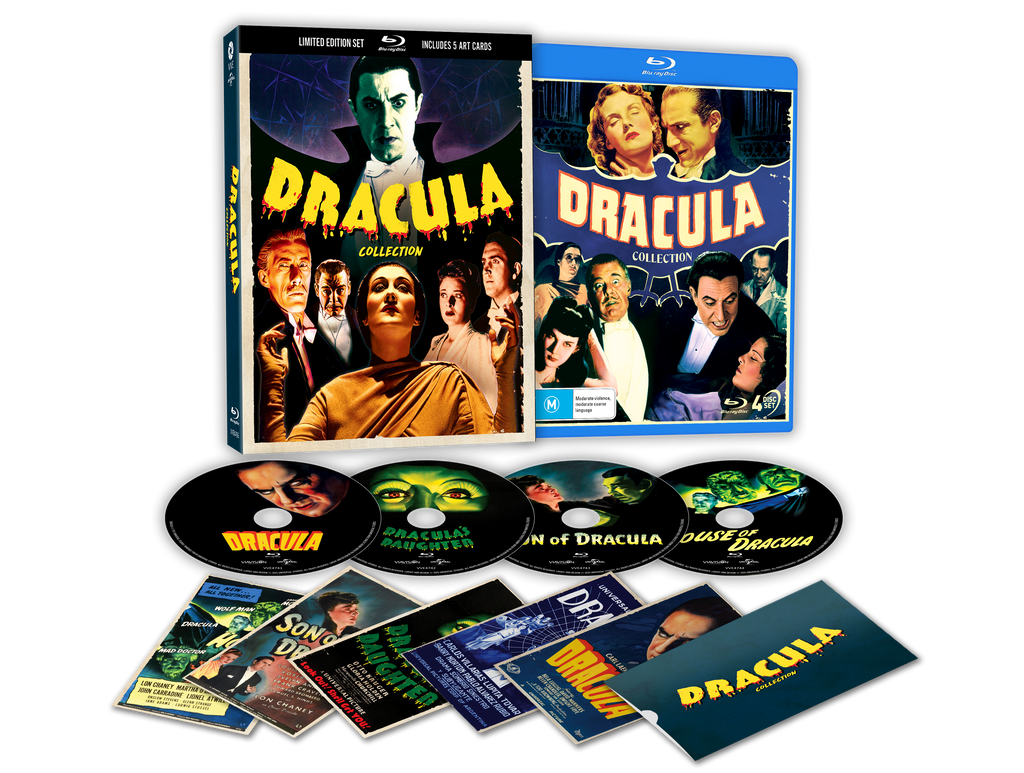 Dracula Film Collection (1931 - 1945) - 4-Disc Blu-ray Limited Edition 3D Lenticular Hardcase + Art Cards