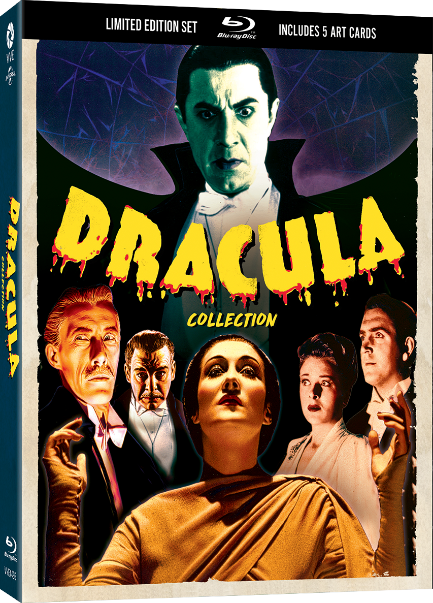 Dracula Film Collection (1931 - 1945) - 4-Disc Blu-ray Limited Edition 3D Lenticular Hardcase + Art Cards
