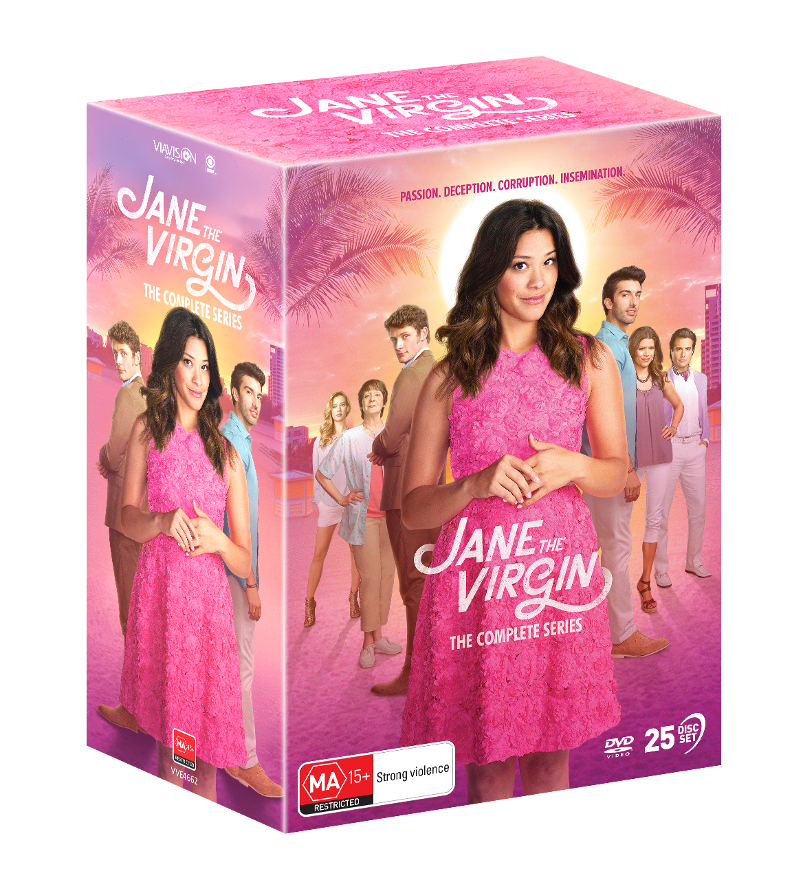 Vve4662 85mm Jane The Virgin Complete Series Dvd Slipcase
