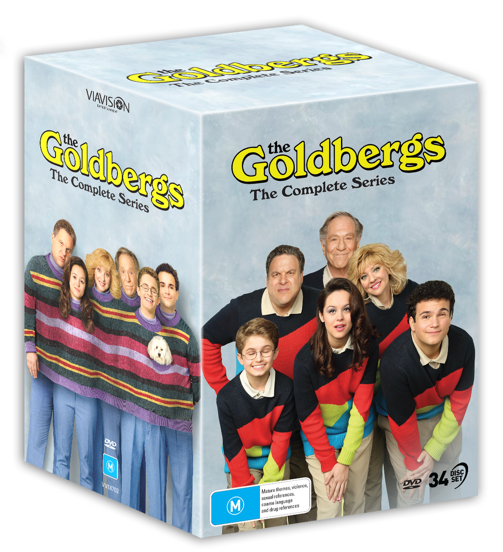Vve4702 The Goldbergs The Complete Series Dvd Art Slipcase V2 3d